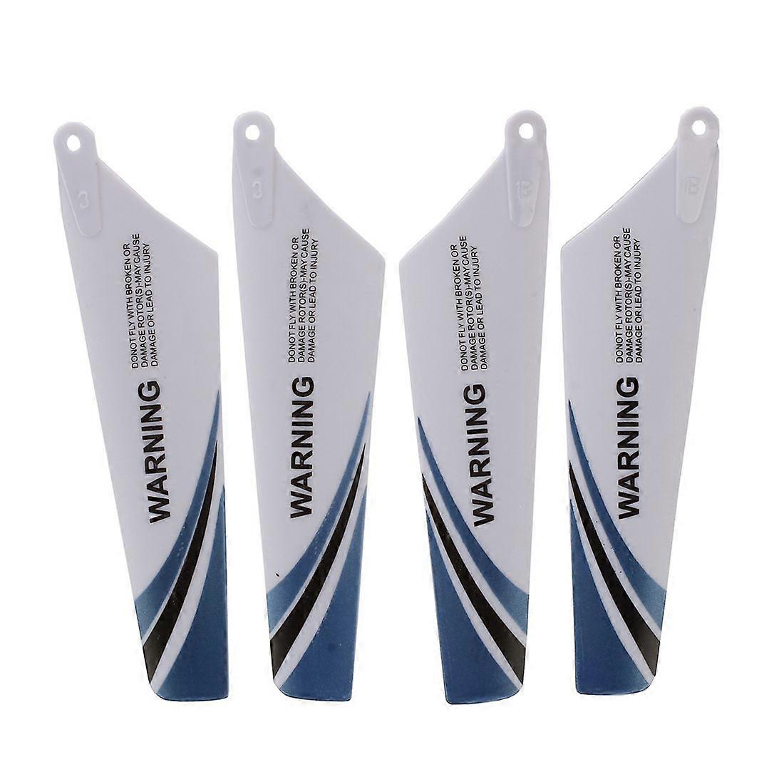 Syma 4pcs spare blades for helicopter rotor rc S107, Blue