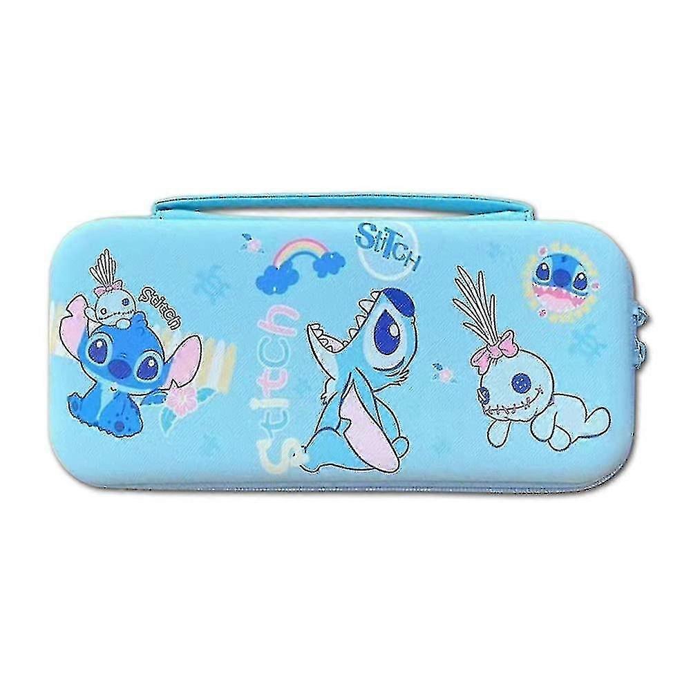 Cute Switch Carrying Case for Nintendo Switch OLED, Kawaii Hard Shell Portable Travel Case with 12 G