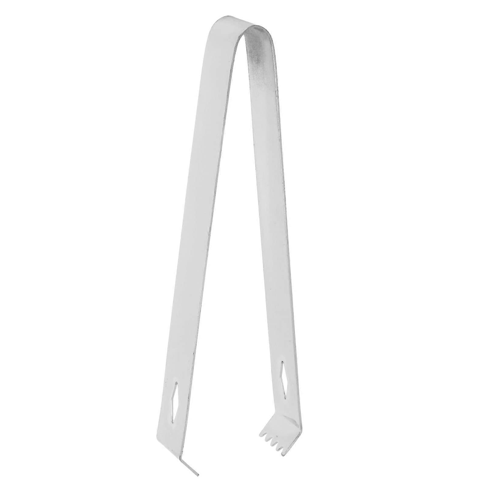 Thickened Stainless Steel Ice Tong Multipurpose Appetizers Tong Serving Tong For Party Bar Kitchen Mirror Reflection