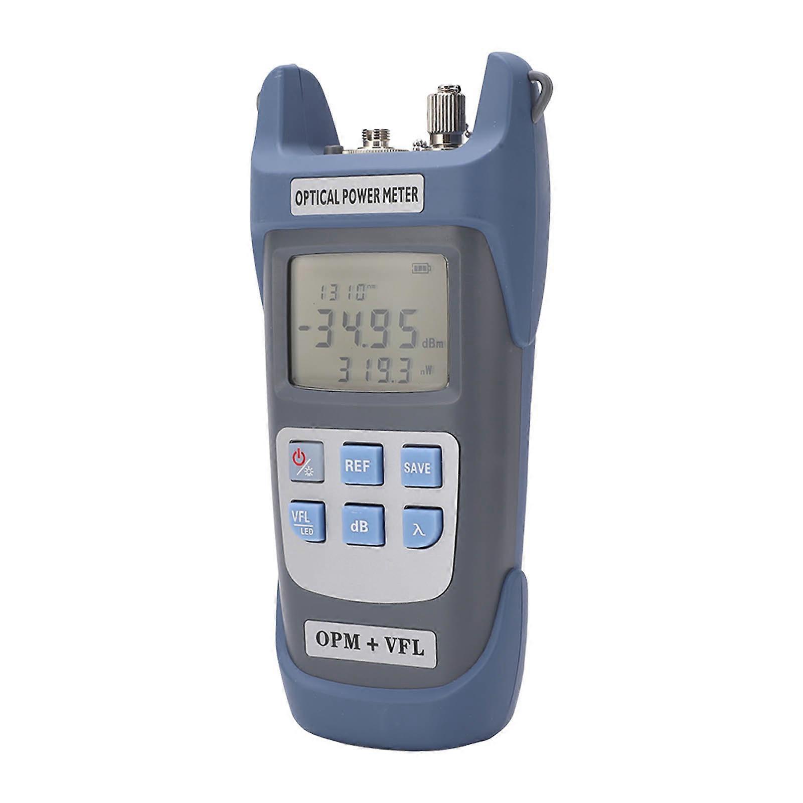 Fiber Optic Power Meter 30KM 30mW LED Test Tool -50~+26dBm