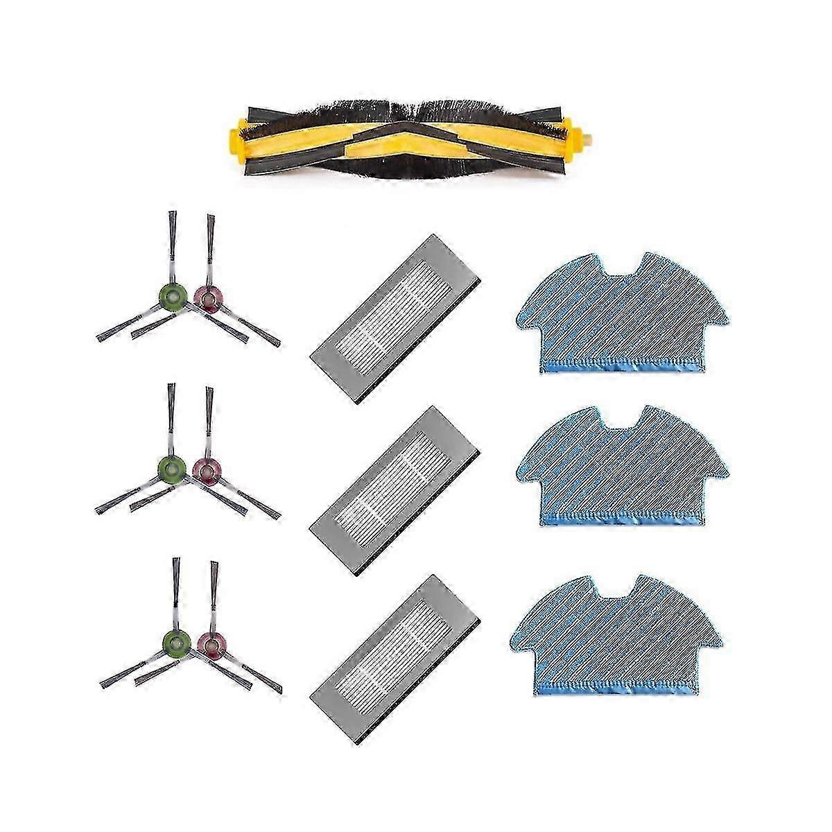 Deebot OZMO 900 905 DN55 DN35 Replacement Side Brush and HEPA Filter Set