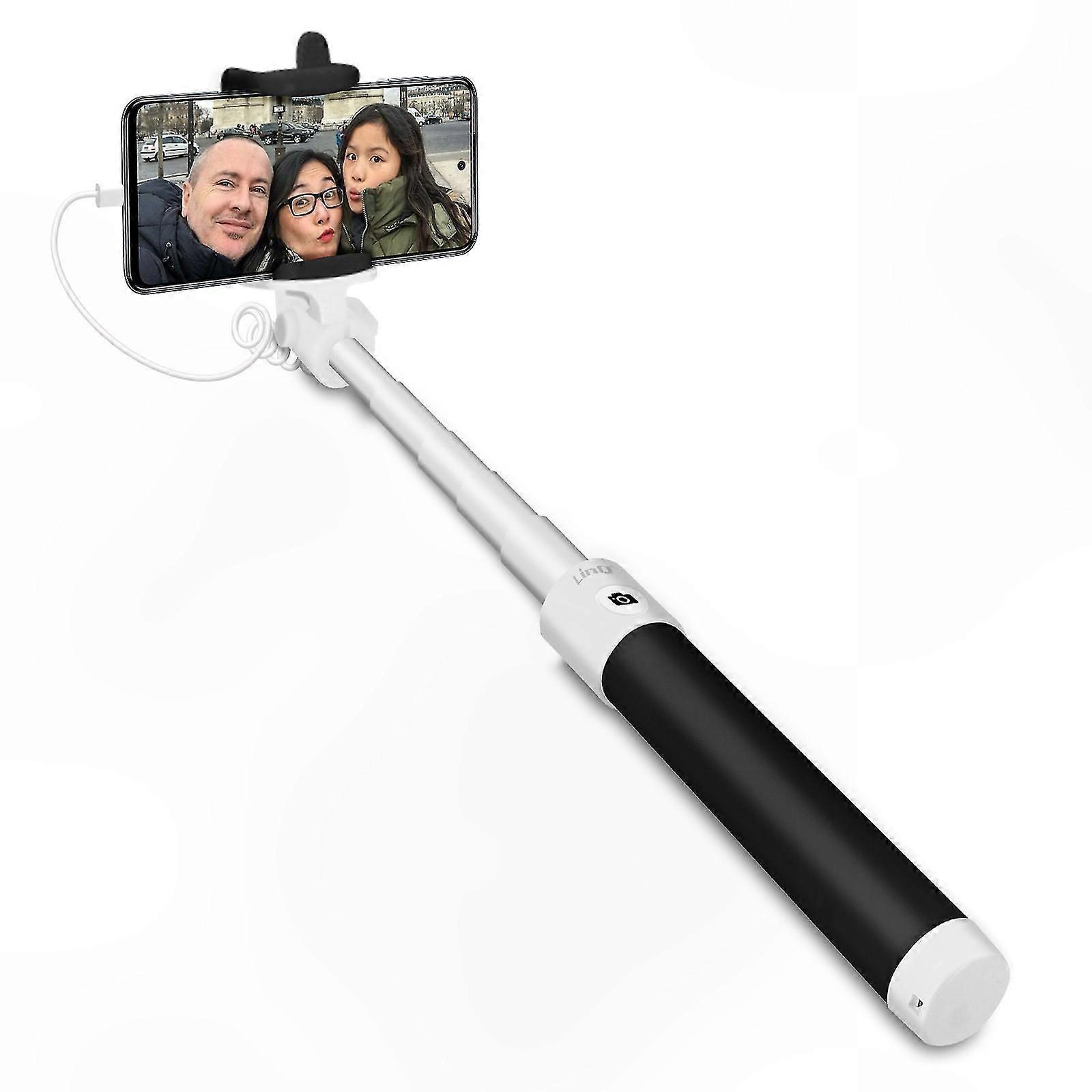 USB-C Connector Wired Self-Powered Expandable Stick with Release Button