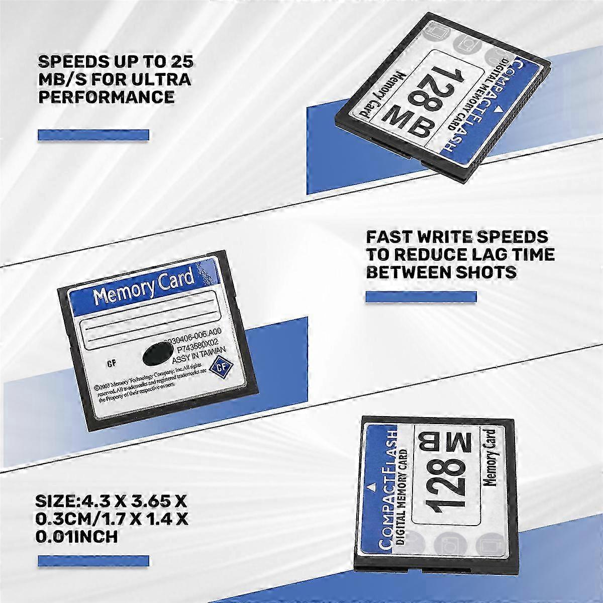 128MB Compact Flash Memory Card for Camera, Advertising Machine 2025