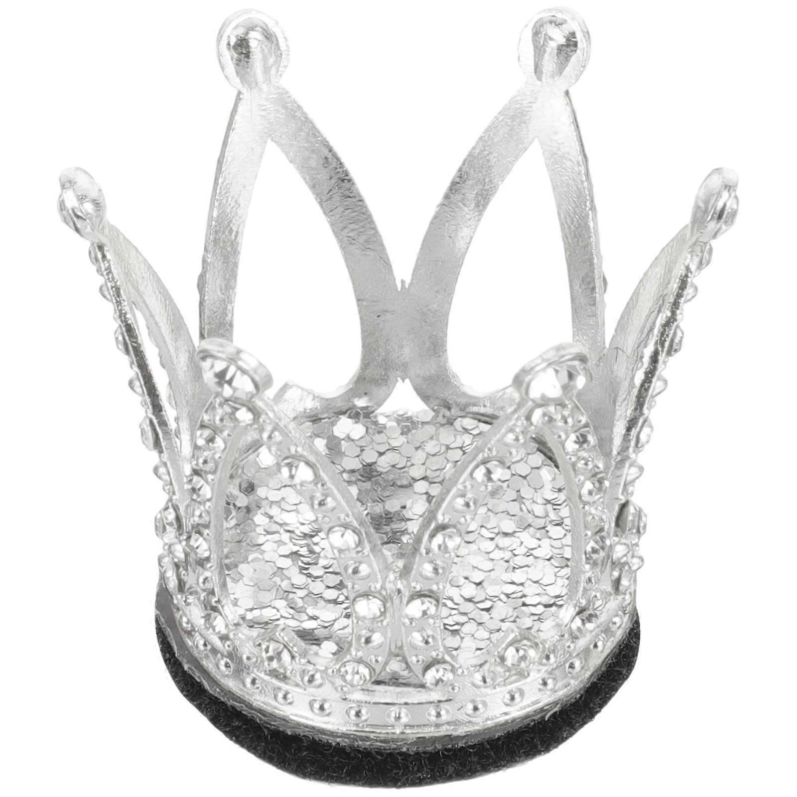 4Pcs Decoration Accessory for Women Silver Rhinestone