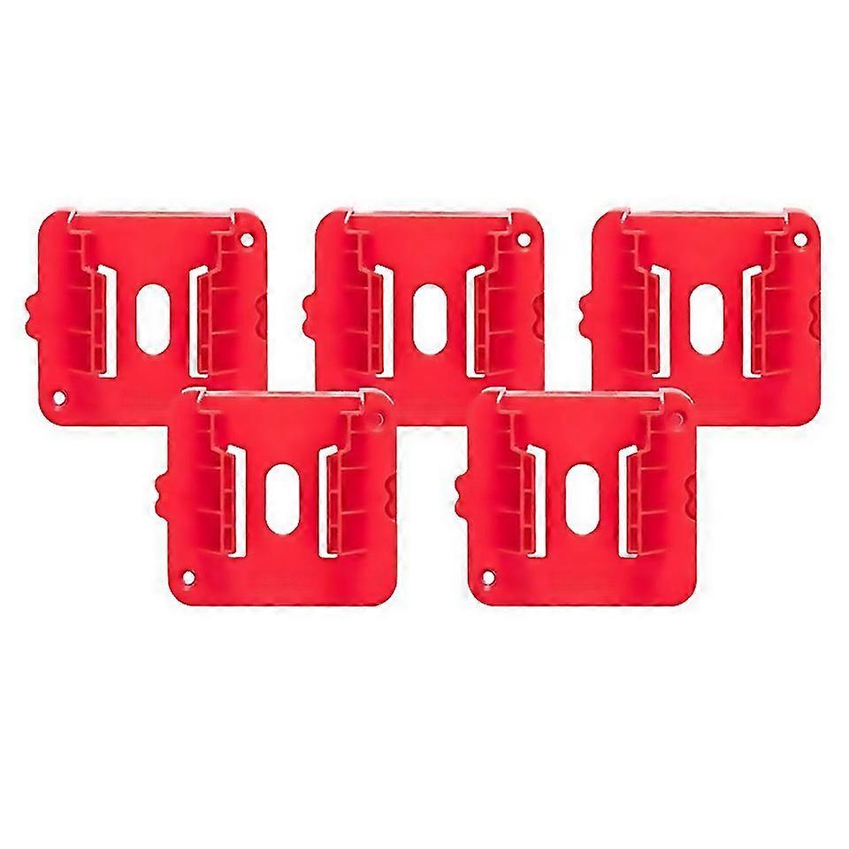For 5pc Battery Holder For 18v Battery For Shelf Toolbox