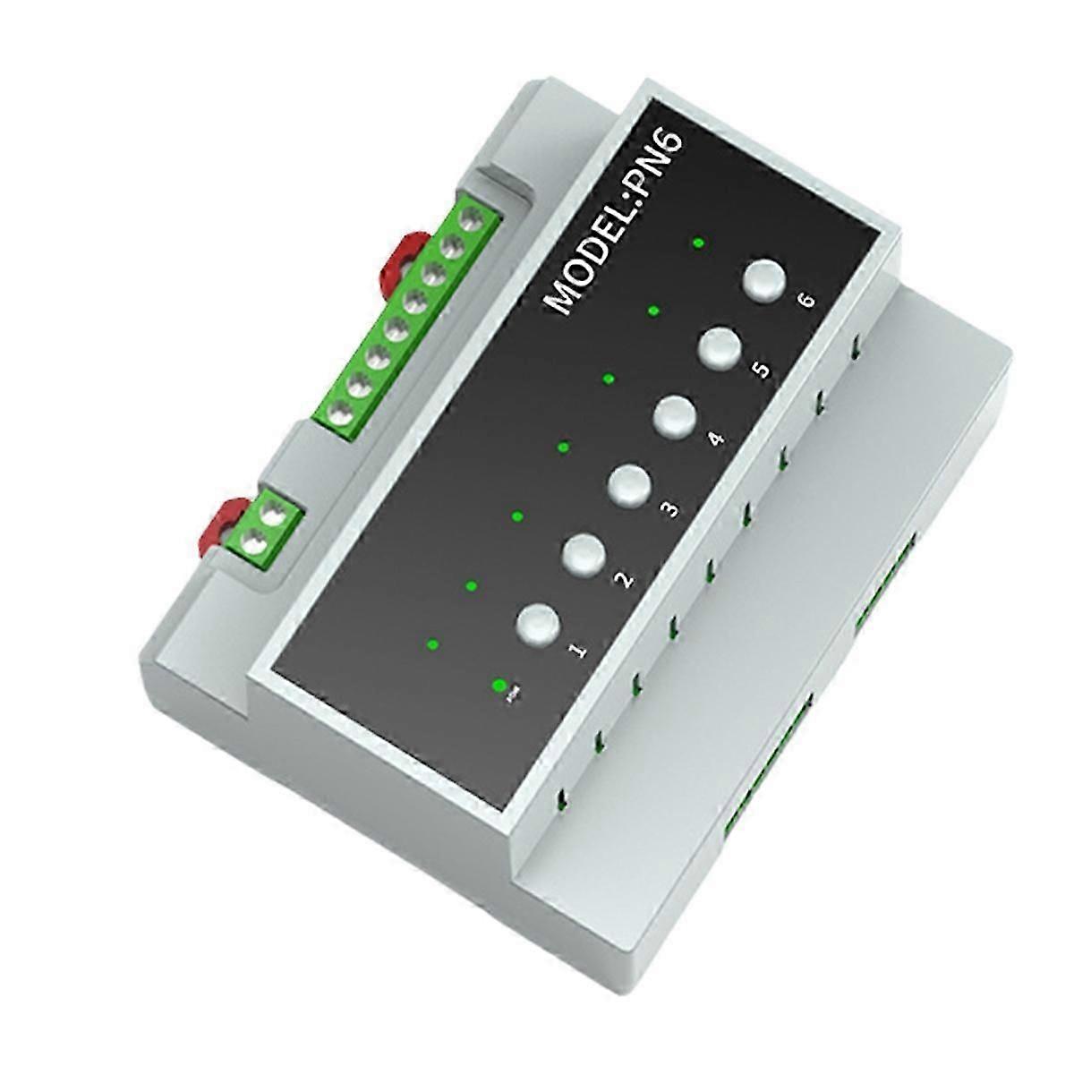 suitable for Tuya Smart Zigbee 6CH Relay Switch Module Remote Control Appliance Control Module Supports 3-Way Mot