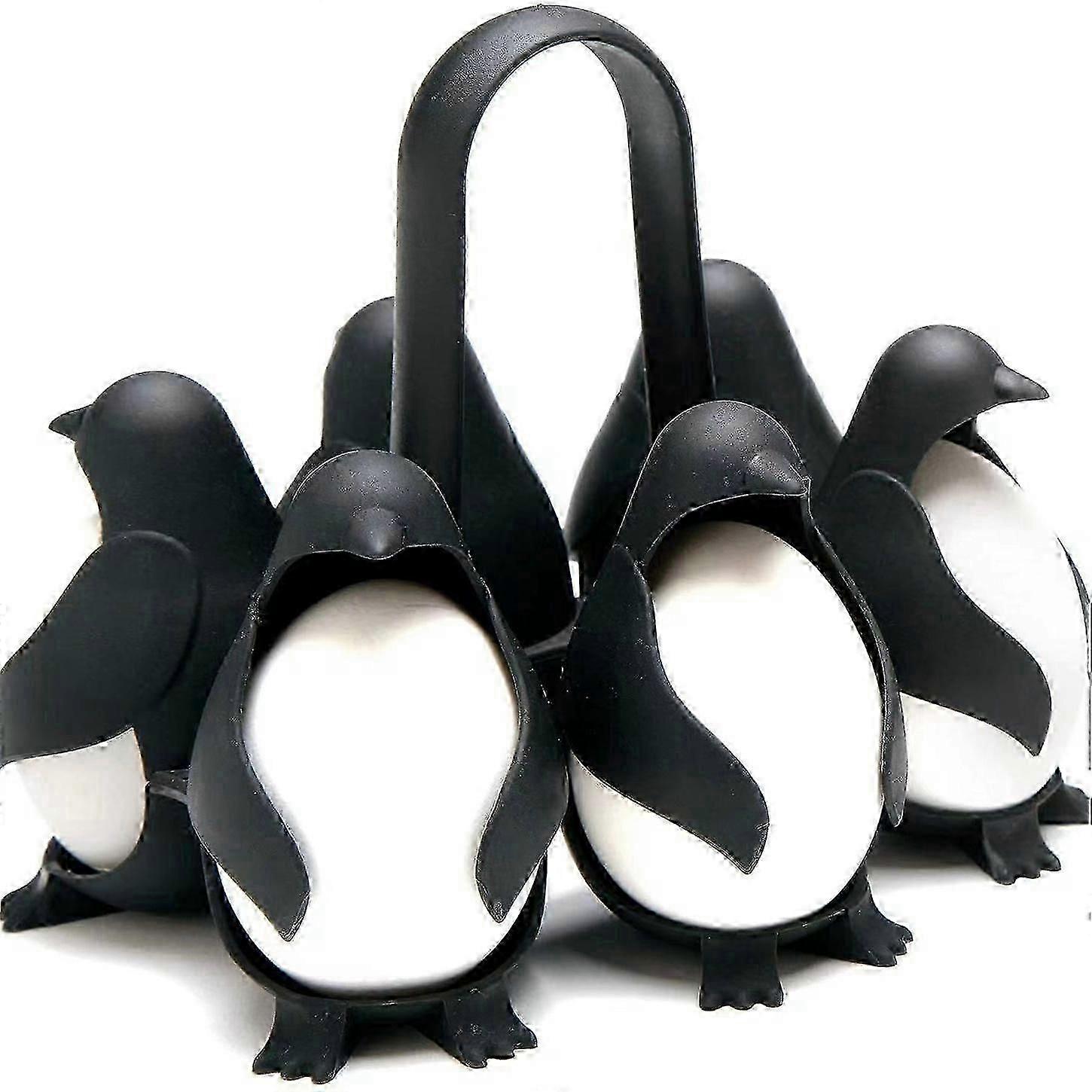 Egg Holder For Storing And Serving, Penguin Shaped Hard Boiled Egg Cooker For Making Soft Or Soft-boiled Eggs