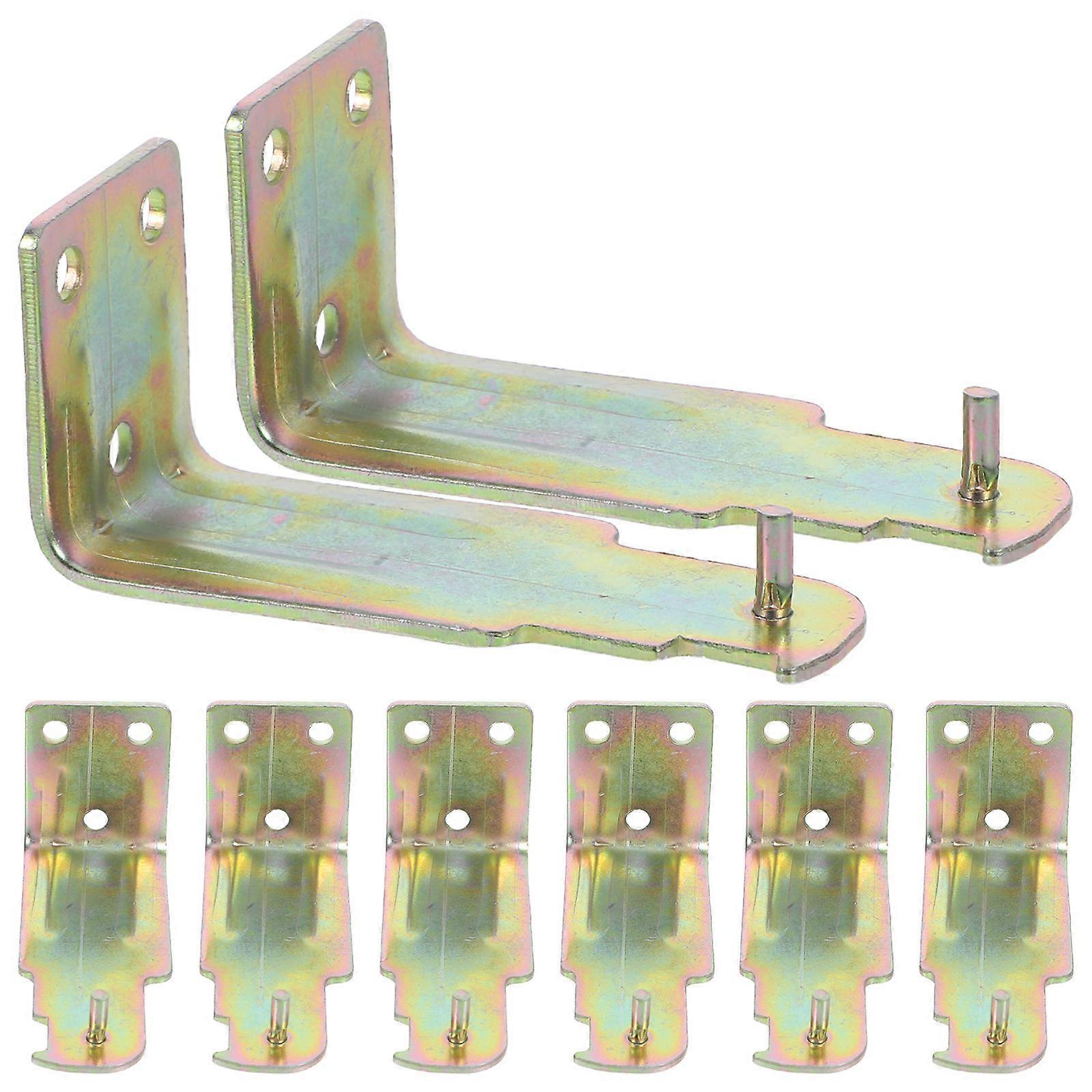Extinguisher Wall Mount 8Pcs Secure Fixation Bracket for Commercial Use Metal Material Reliable Access
