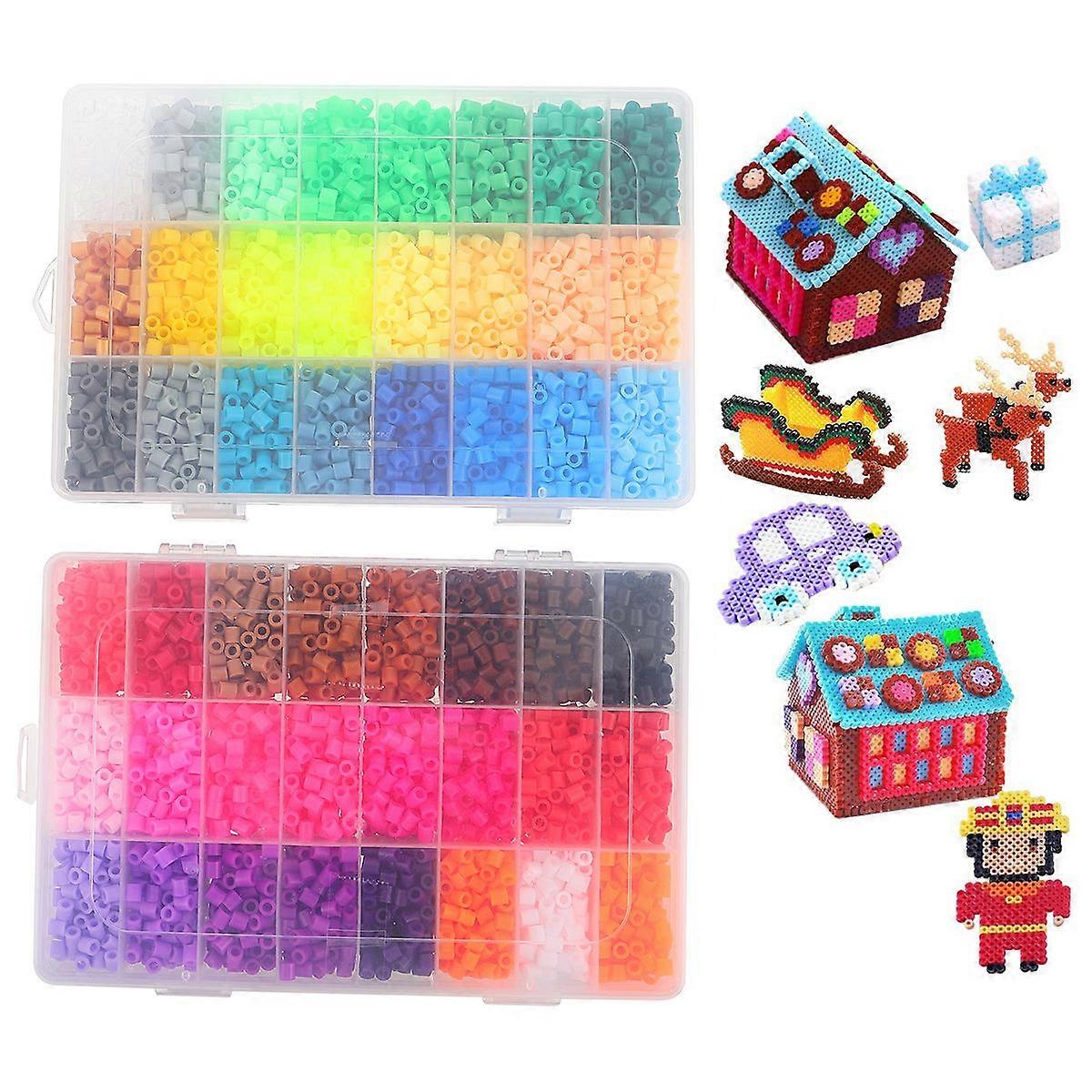 Educational Fuse Beads Craft Toy for Kids 1Set Colorful Plastic Kit
