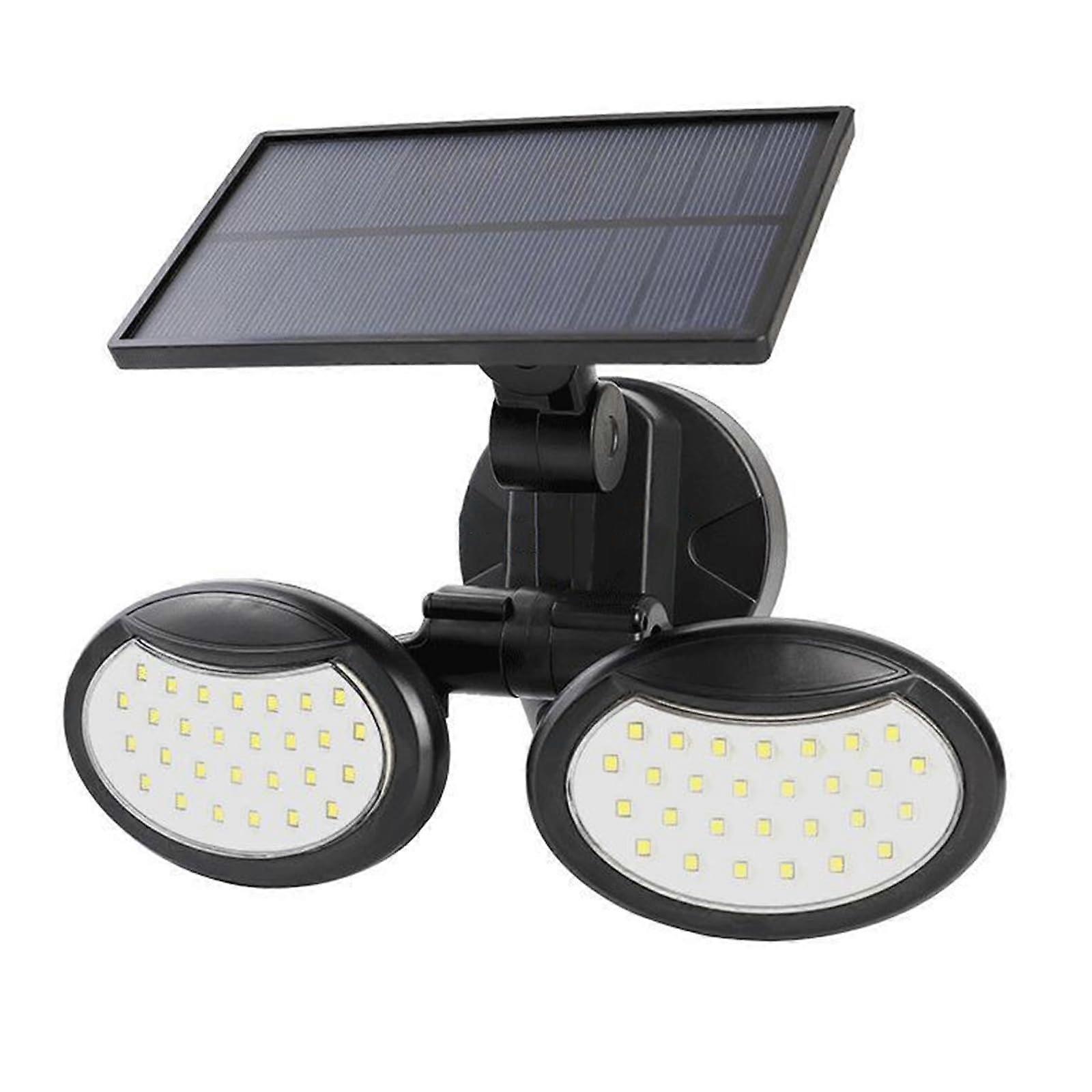 Outdoor Security Lights With Motion Sensors 2Head Waterproof Flood Wall Lights DualHead Outdoor Spotlights