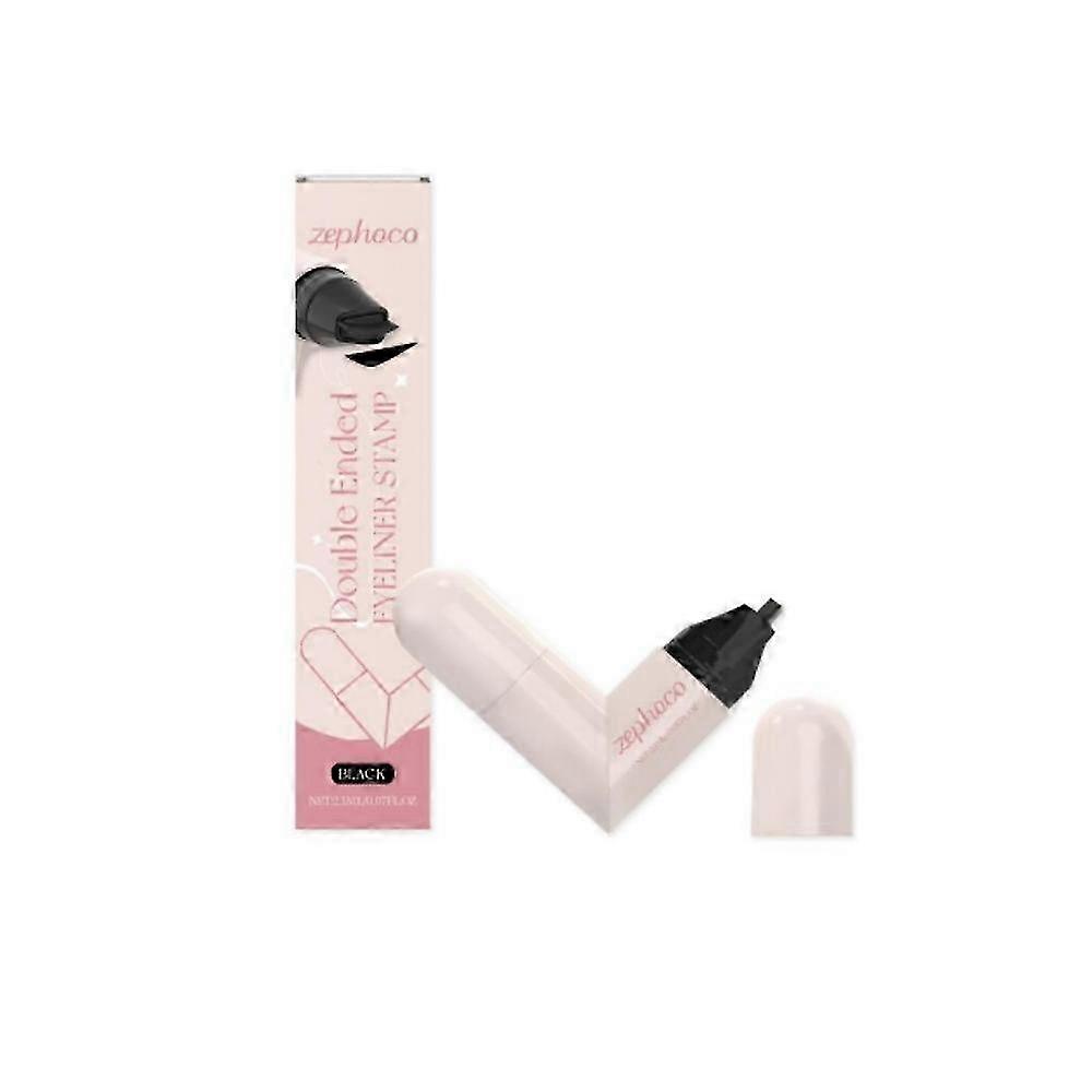 Double Ended Eyeliner Stamp, One Piece Eyeliner Stamp Pen For All Eye Shapes