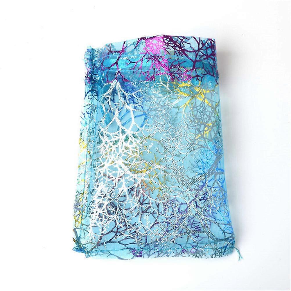Sweet Bags 7x9cm Blue Simple Design For Snacks And Candy Storage Perfect For General Users 100 Pcs