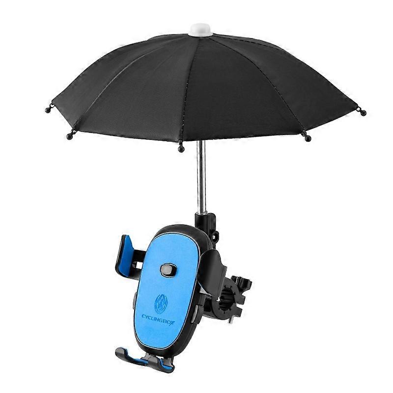 Mobile Phone Bracket Handlebar Installation (Blue) Handlebar Installation (Blue)