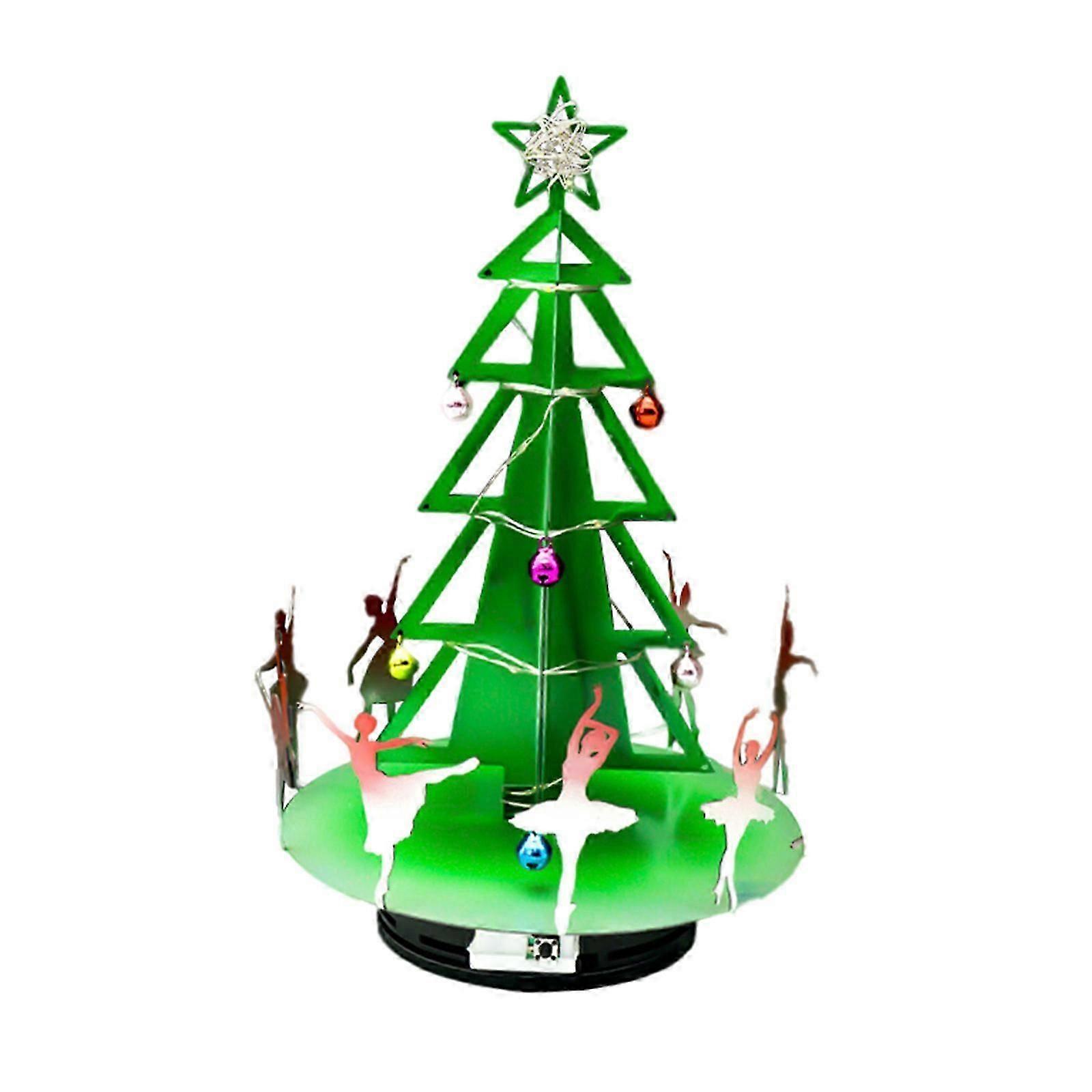 Tree Shape Music Box, Durability Iron Craft for Home Decoration Music Box Table Display Cs