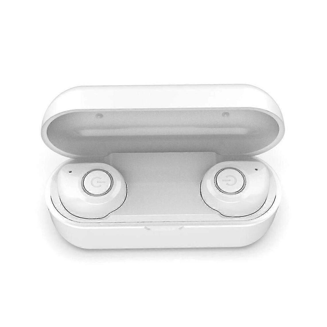 Up6 Tws Bluetooth 5.0 Wireless Stereo Headset Waterproof Headset With Dual Mic For Xiaomi Huawei White