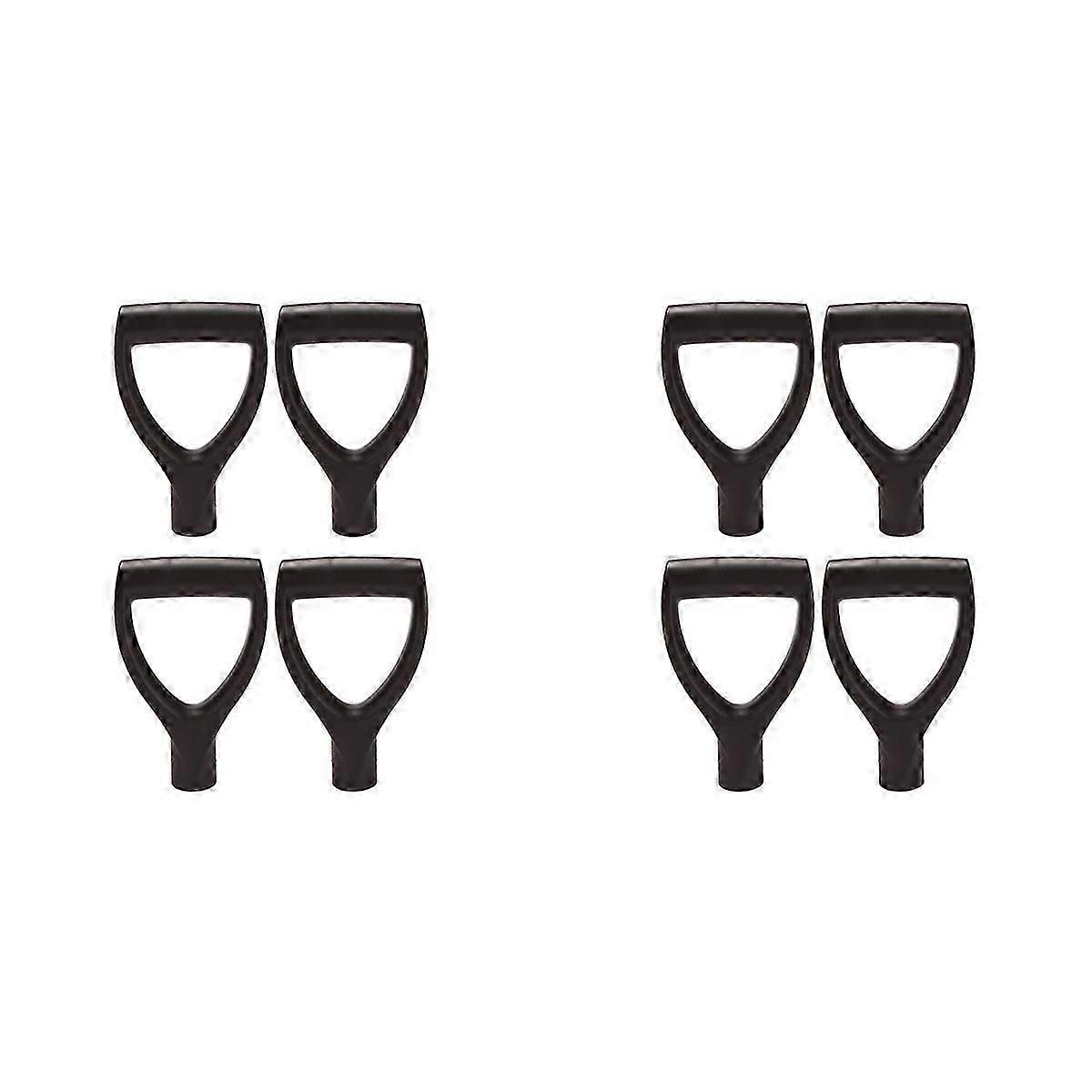 8Pcs D Grip Hand Shovel Handle for Digging Scoop Back Saver Replacement Raking Gardening Tool Snow R