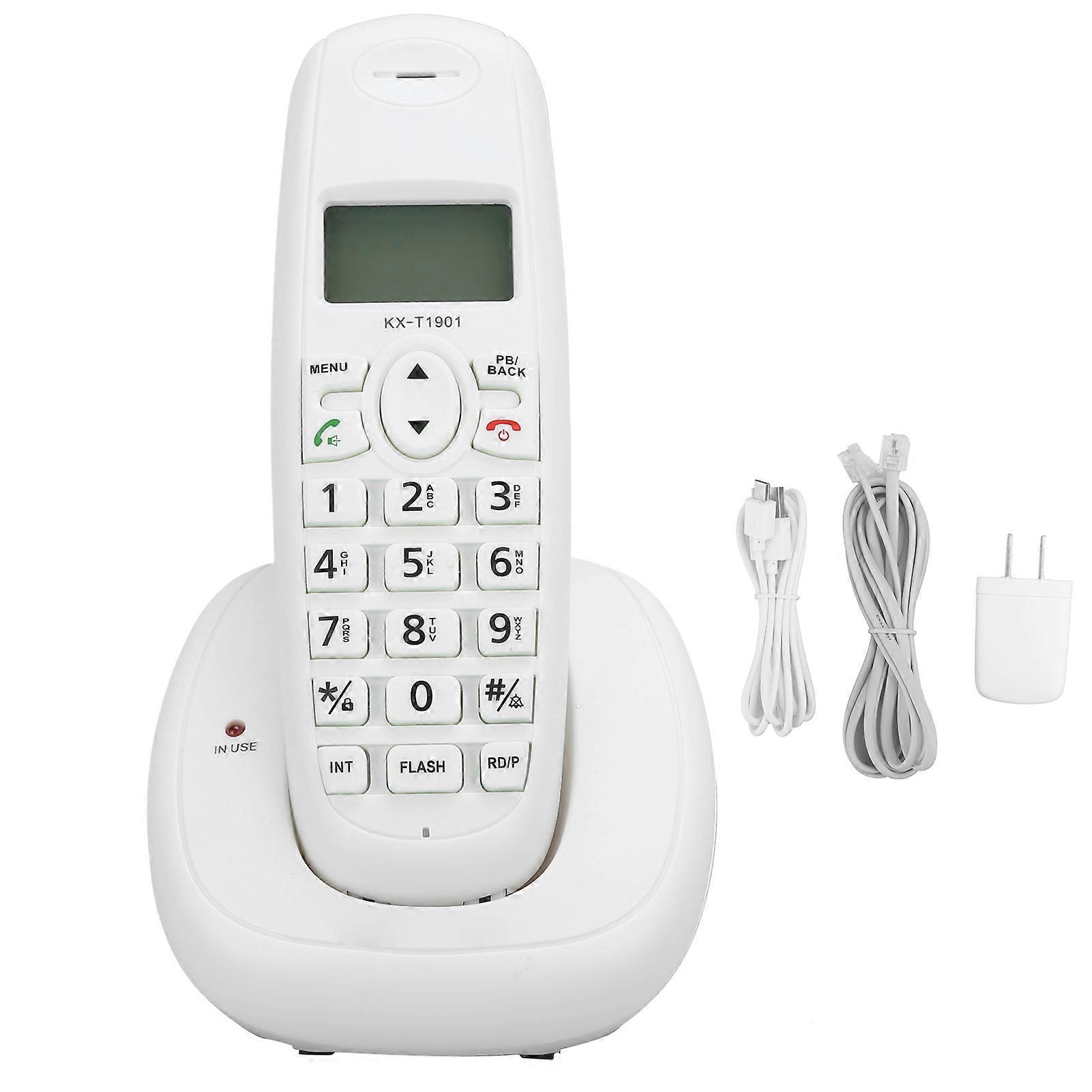 KXT1901 Desk Phone: Home & Office Landline with LCD Display and Dual Caller ID System