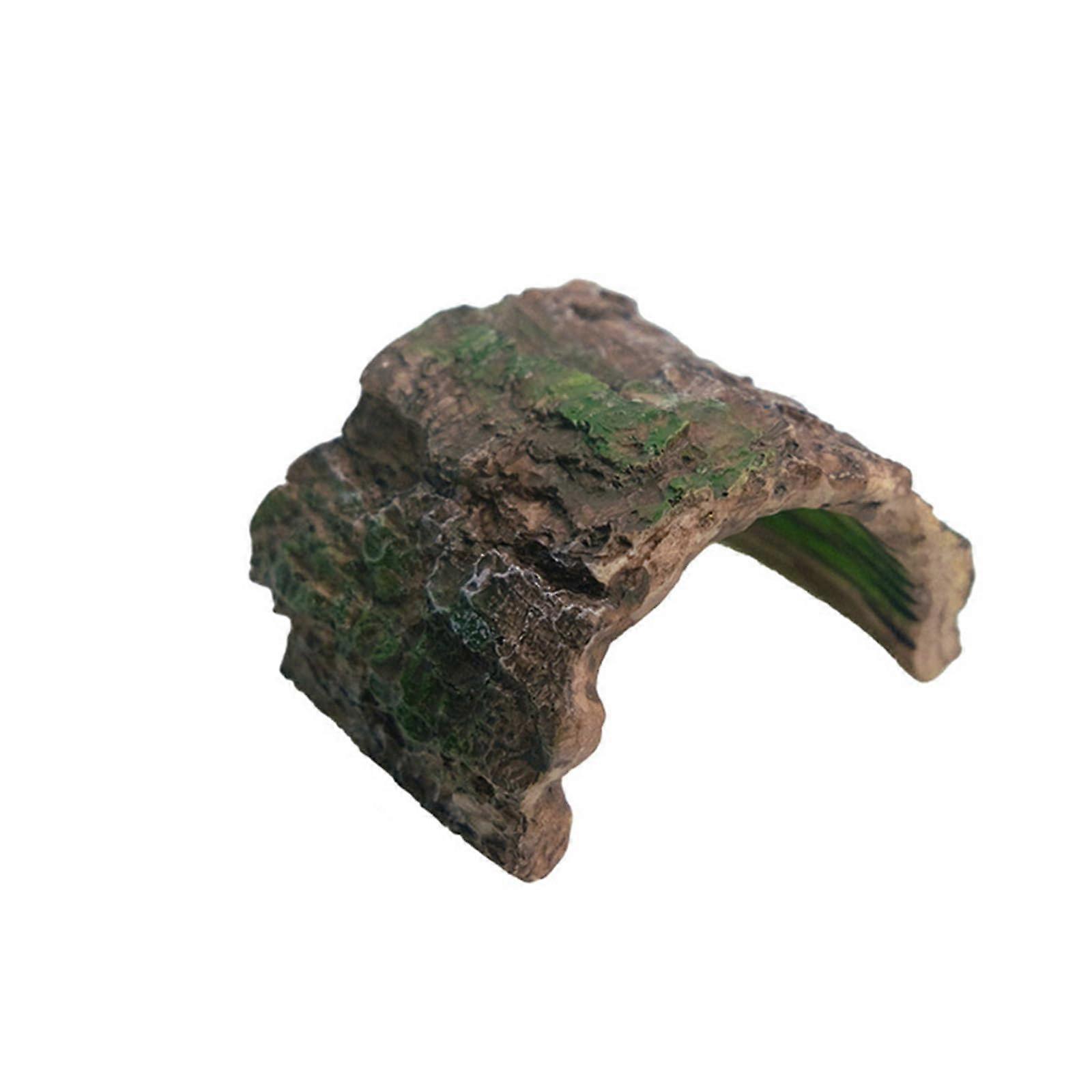 Aquariums Resin Tree Stump Landscape Decor Natural Look Hideout for Fish Tanks and Reptile Habitats