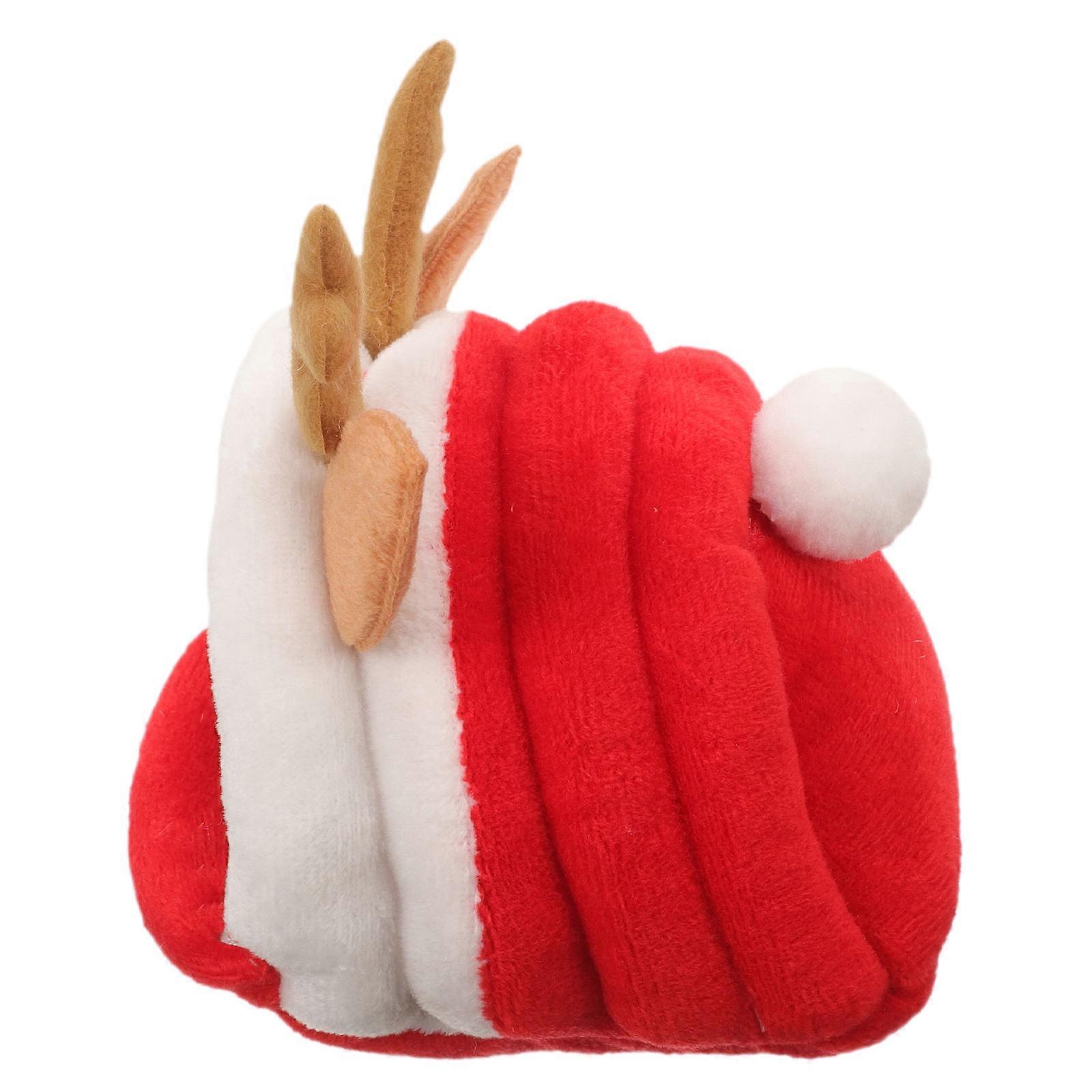 Durable Hamster Bed Deer Shape Winter Warm Nest 2Pcs for Home Use