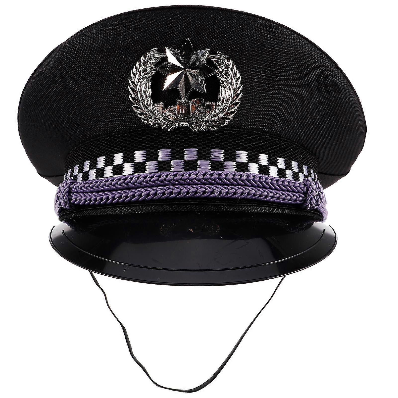 Captain Hat Costume For Men In Multi Color Designed For Role Playing Events Made Of Quality Cotton 1Pcs