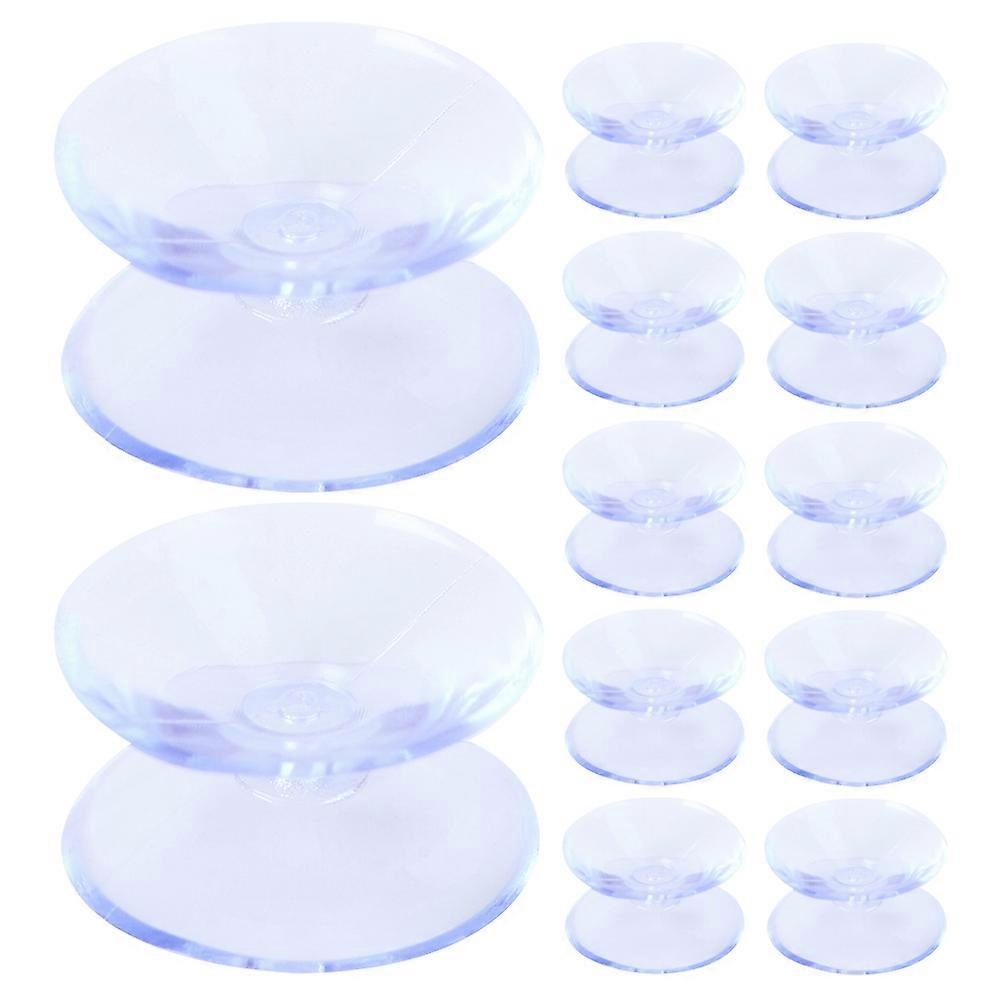 Small Suction Cups For Glass Transparent Design Vacuum Seal Technology Multipurpose Usage 20Pcs