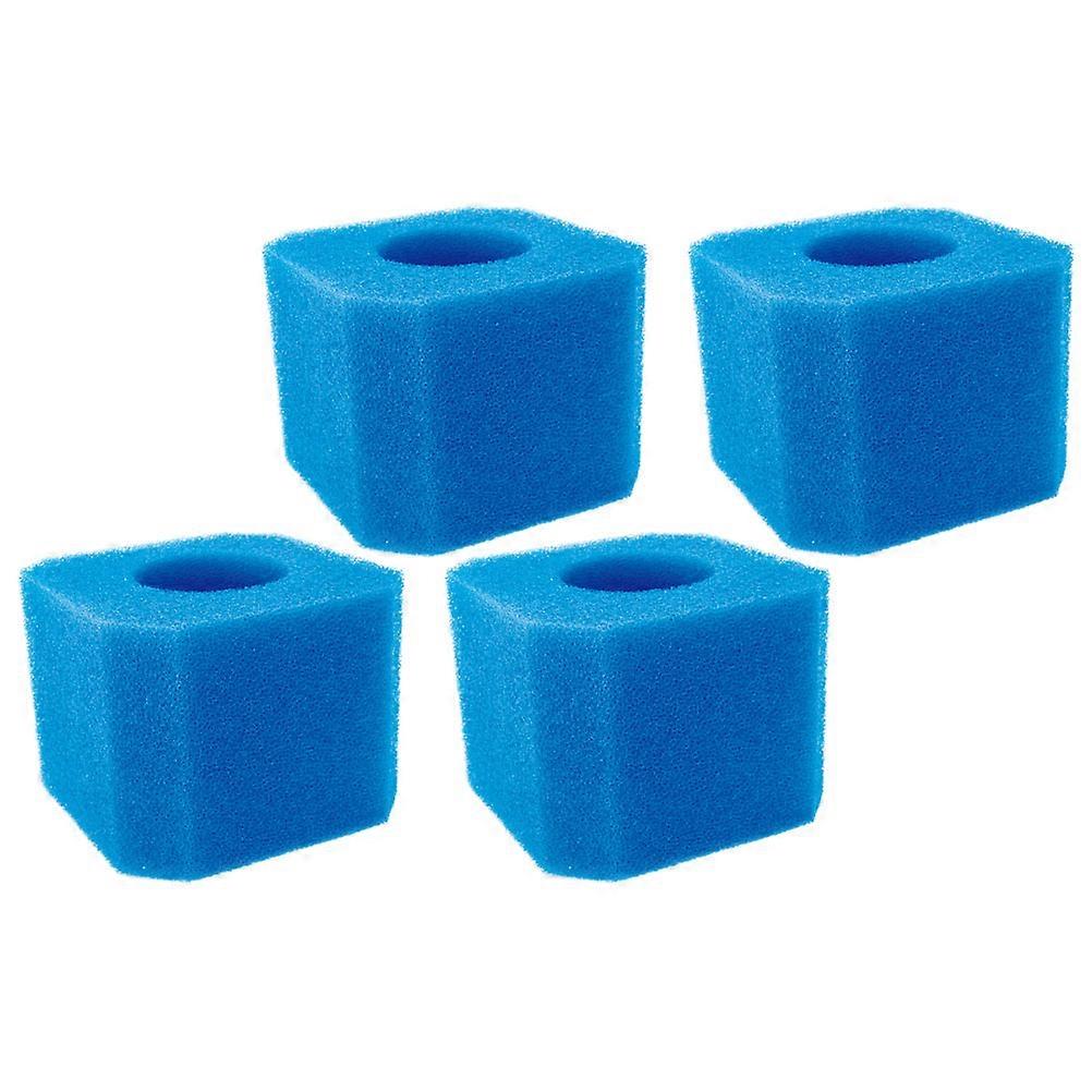 Aquatic Accessories Blue Filter Sponge 20Pcs Ideal For Residential Pool Water Filtration Efficiently Removing Impurities