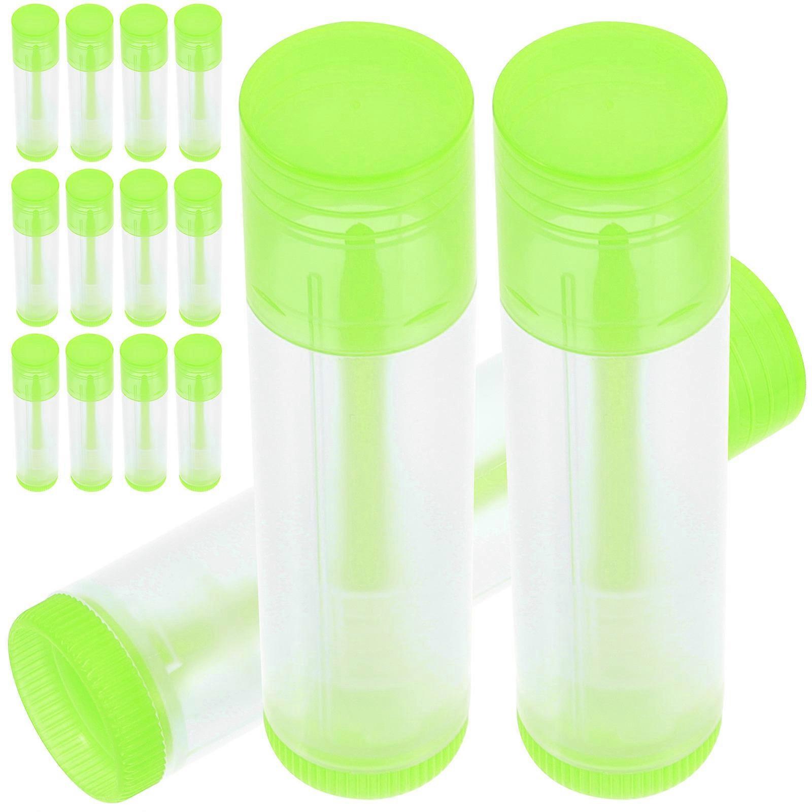 DIY Lip Balm Containers 150Pcs Refillable Lipstick Tubes Portable For Travel Projects Compact Size Green Color
