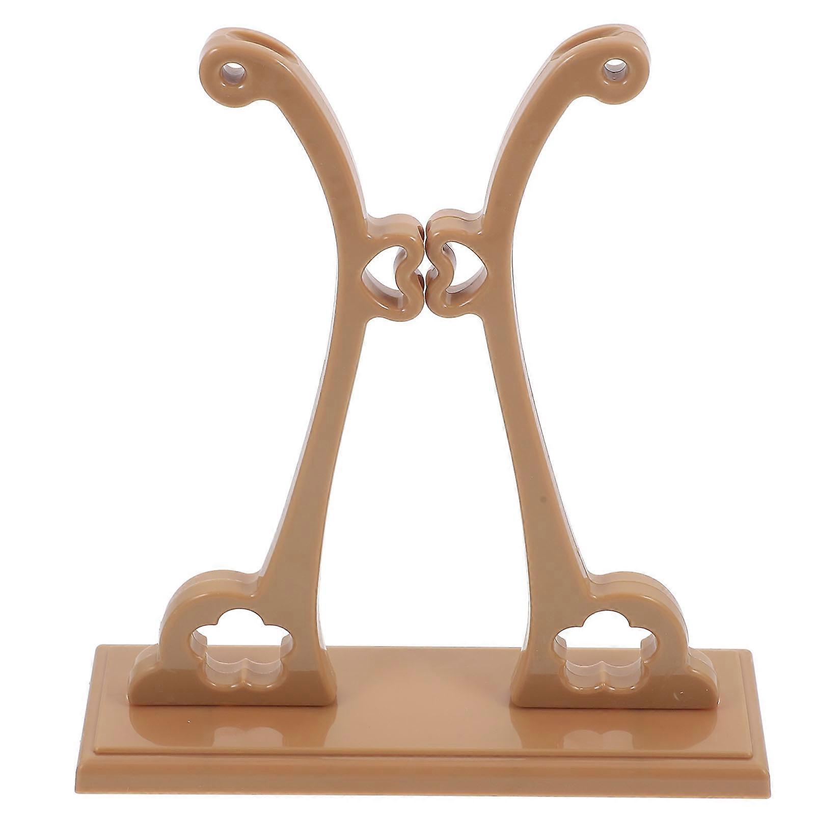 Antique Folding Fan Stand 2Pcs Round Resin Display Holder Base Ideal For Exhibition Party And Wedding Decorations