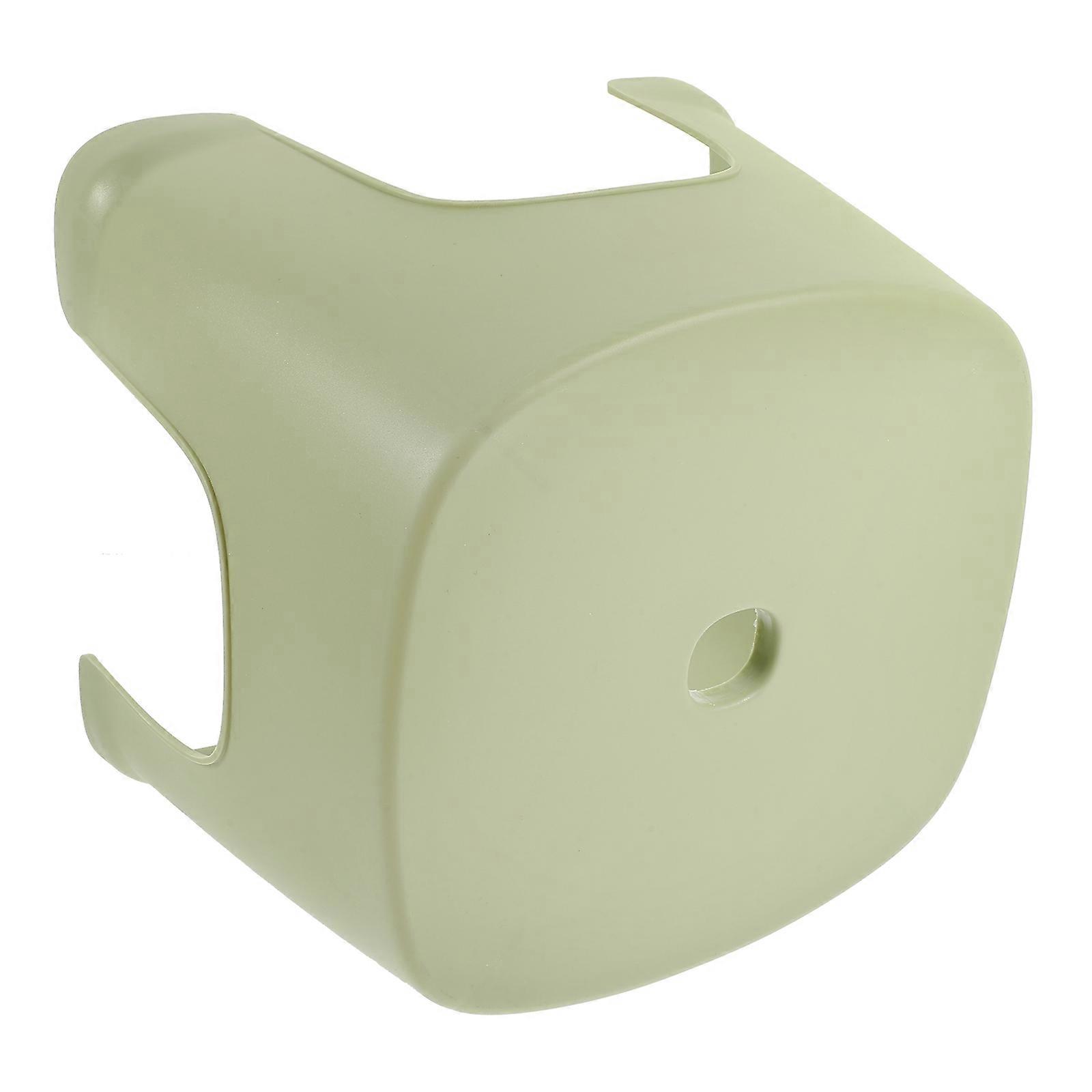Bathroom Step Stool 3Pcs Light Green PVC Rectangular Shape For Daily Use Easy Cleaning Non-Slip Stepping Assistance