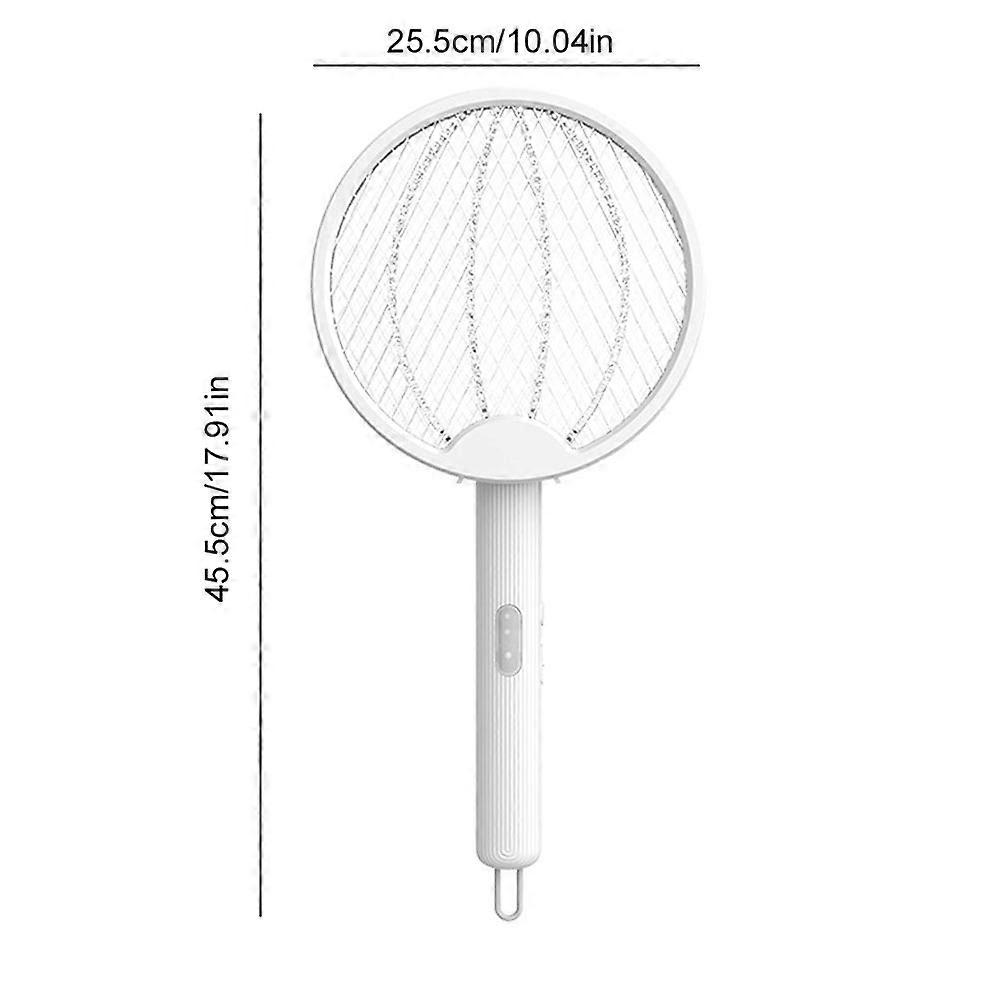 2025 Foldable USB Rechargeable Mosquito Racket Angle Adjustable Electric Mosquito Killer With UV Light Trap Insect Exterminator