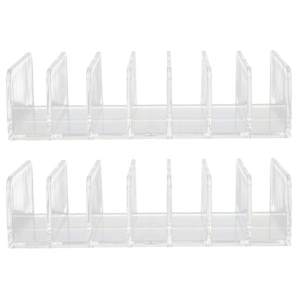 Cosmetics Organizer Multi-Grid Cosmetic Rack for 2Pcs