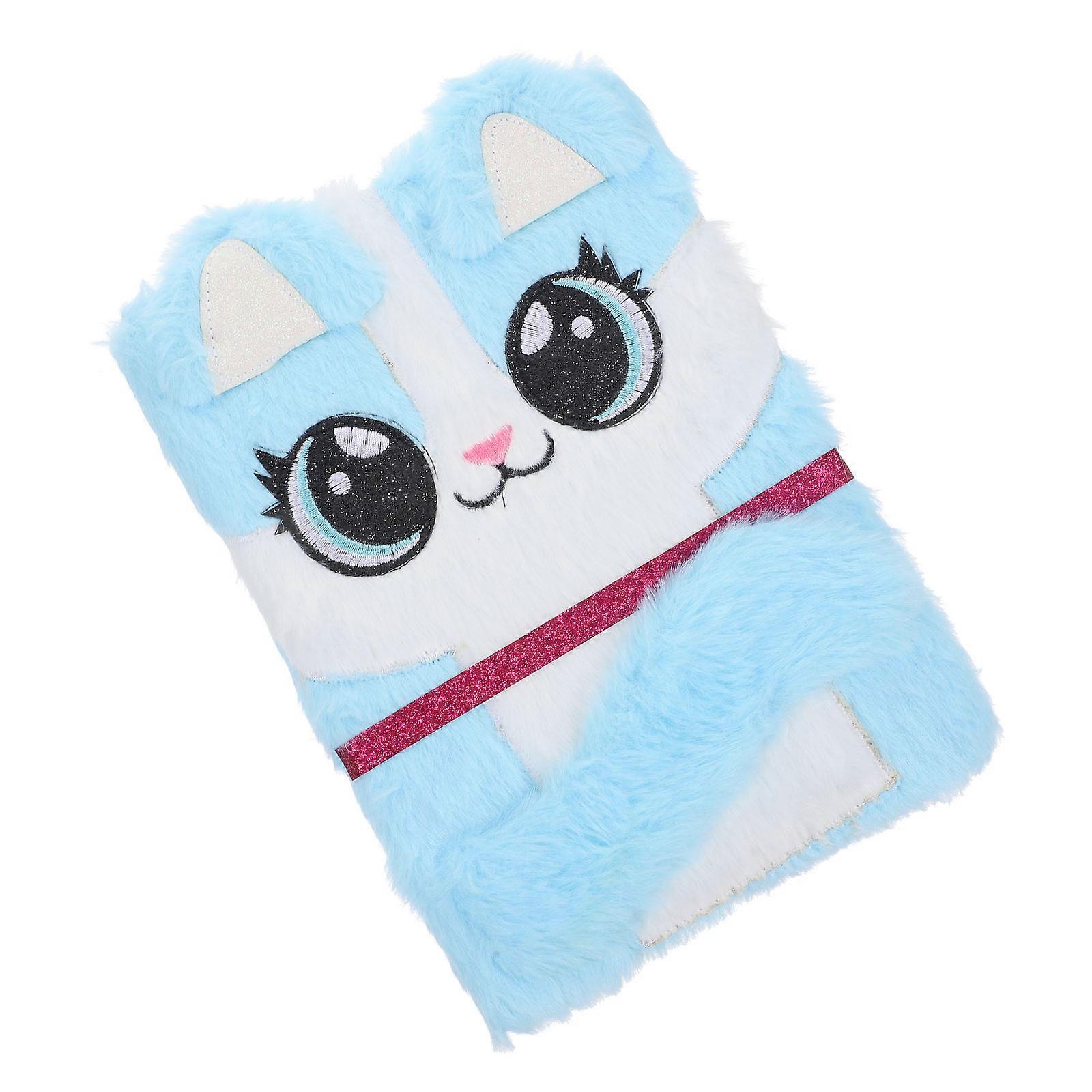 Adorable Fluffy Notebook Plush Diary Gift Giving 24X16CM Writing 1Set