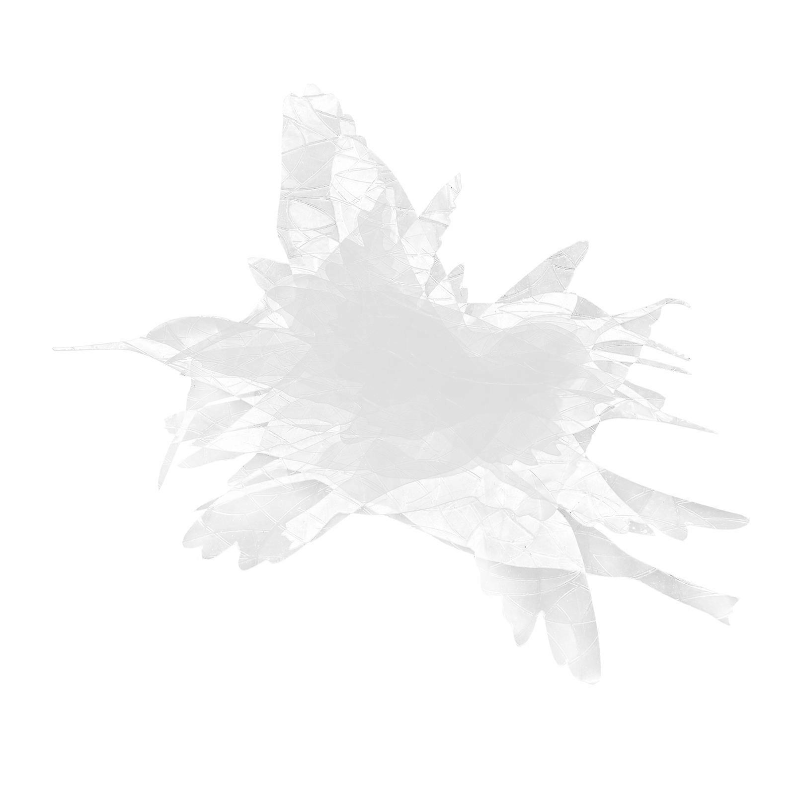 Glass Decals Hummingbird Pattern Stickers for Window Decoration 4 Sheets