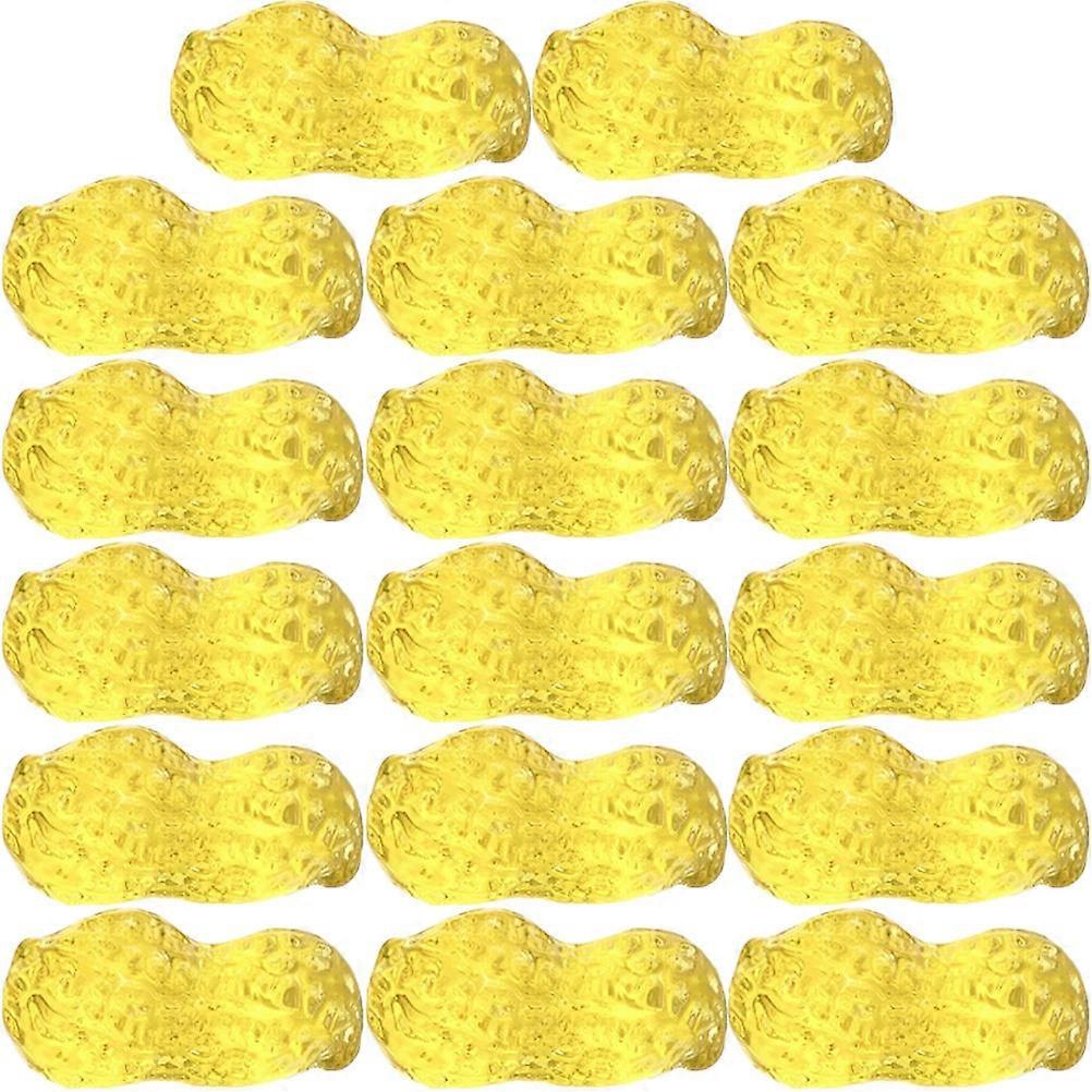 Crystal Peanut Pendants Peanut Tabletop Ornament for 68Pcs Decor