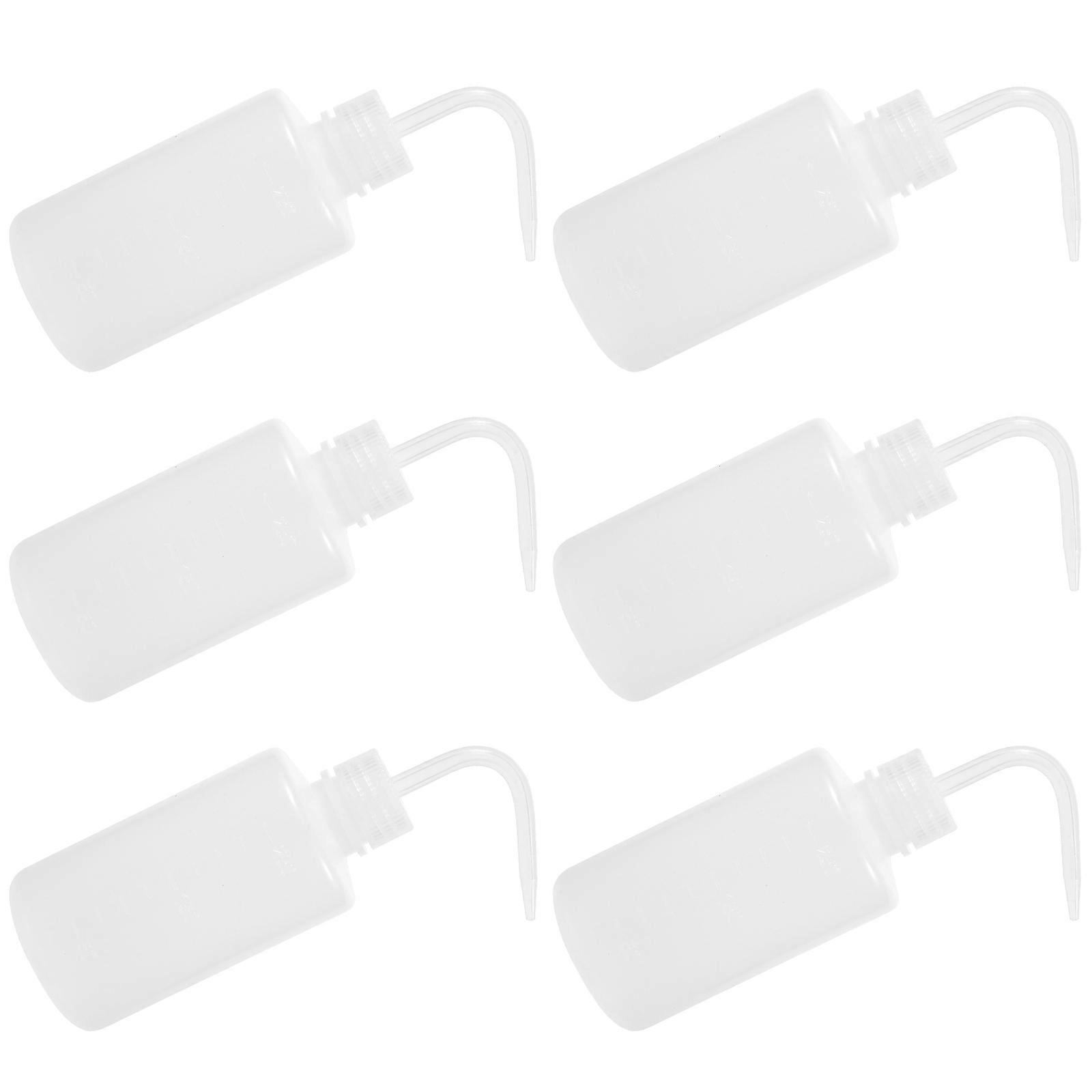 Washing Bottle Plastic Empty Squeeze Bottle for Cleaning 6Pcs Refillable
