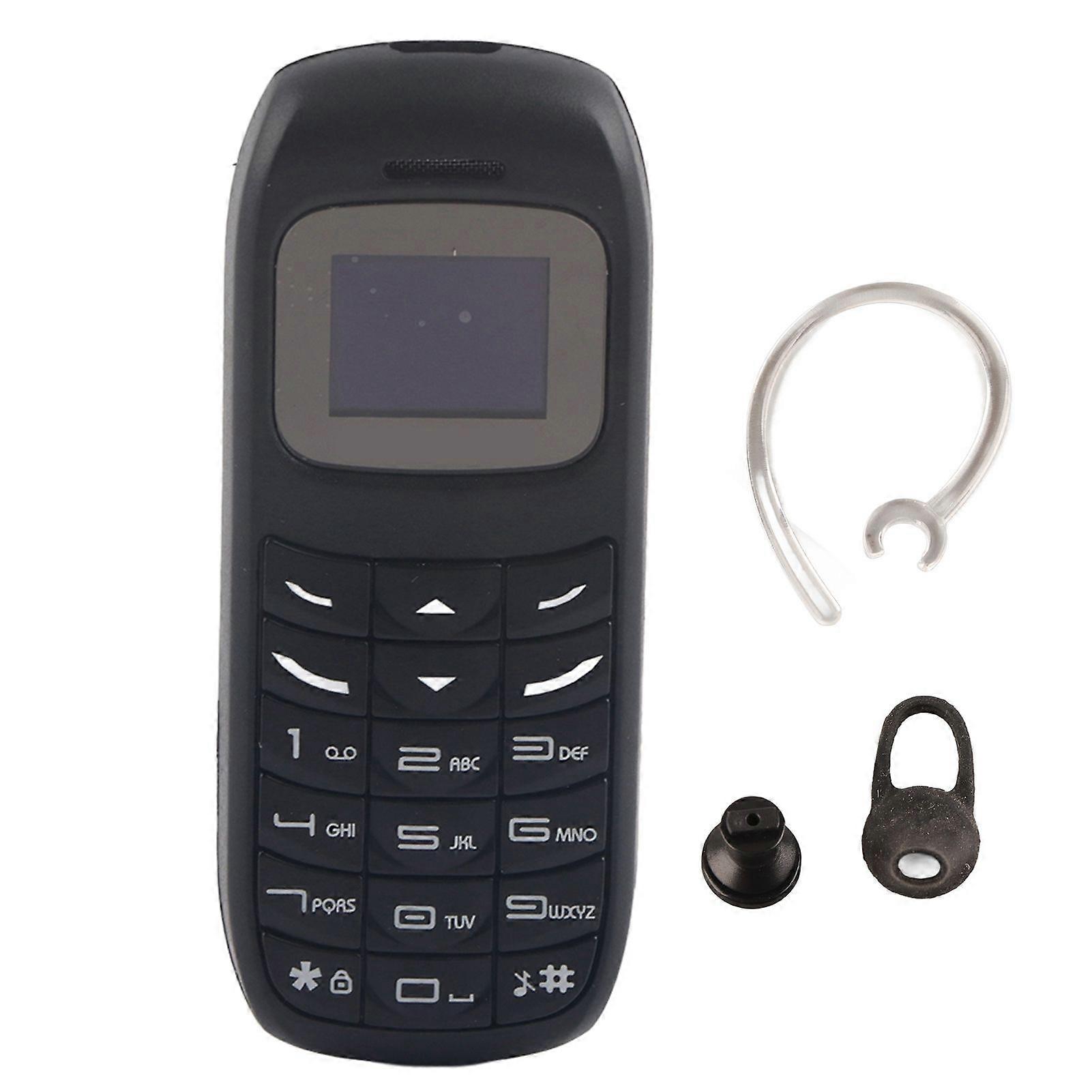 Mini Mobile Phone Bluetooth Dialer Headset Cellphone Earphone Ear Hook Support SIM 380mAh