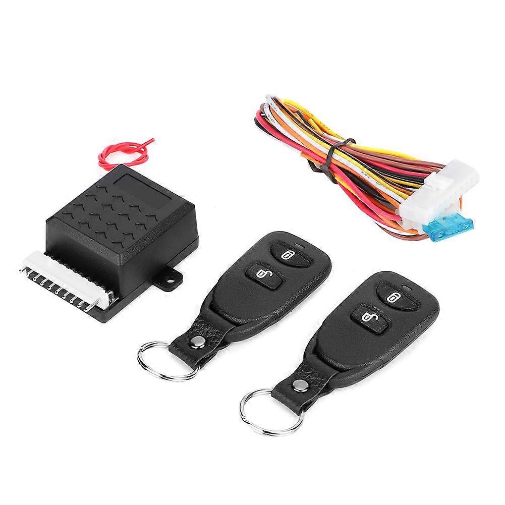 Universal Car Central Alarm System Remote Control Anti Theft Key Locking Kit