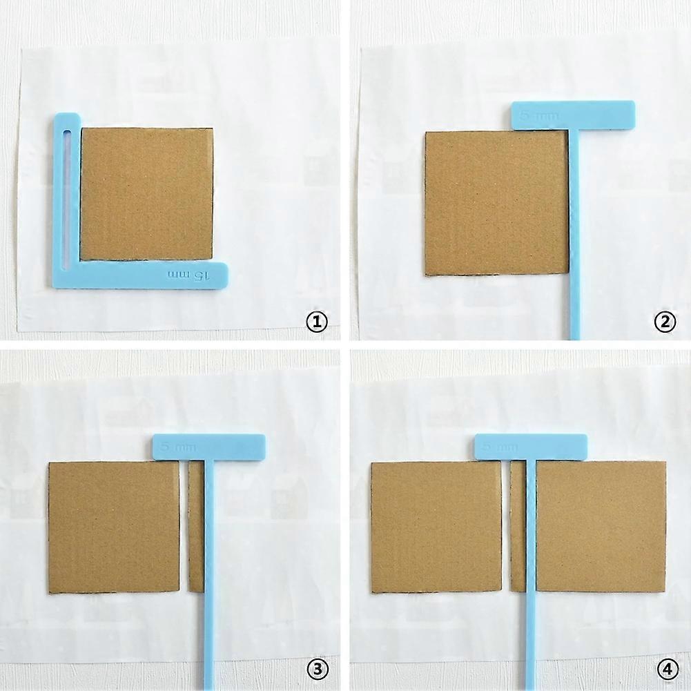 6Pcs Bookbinding Easy Scrapbooking Tool for Starter, Great Stencils and Cutter Guide Kit Can Be Made Into Notebook Pink