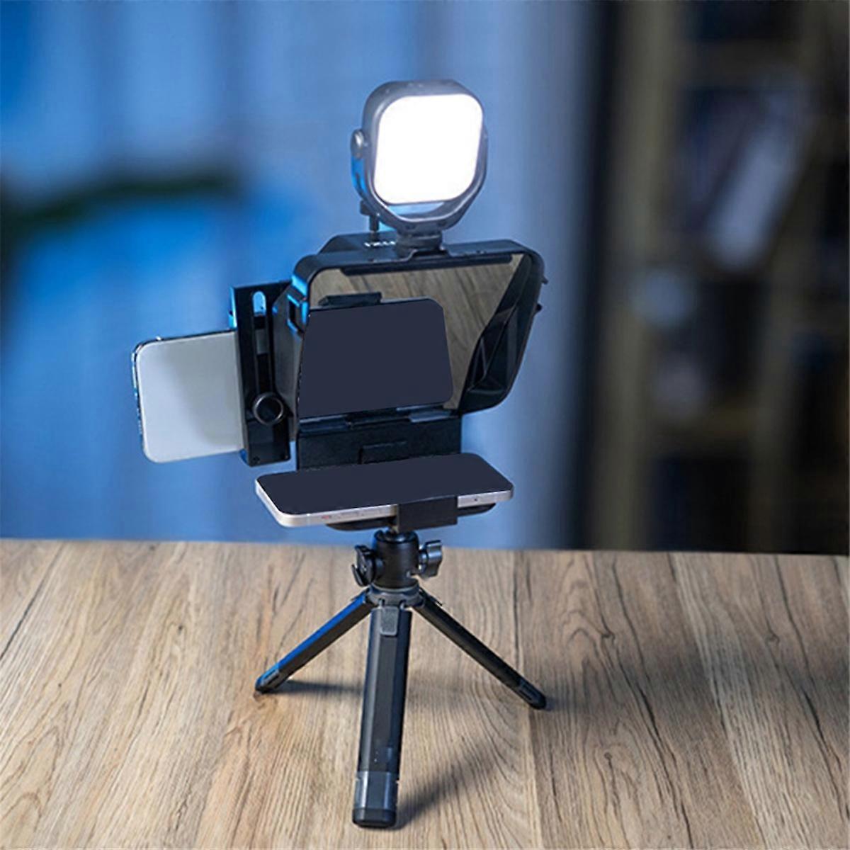 Portable Teleprompter for Smartphones with Remote Control