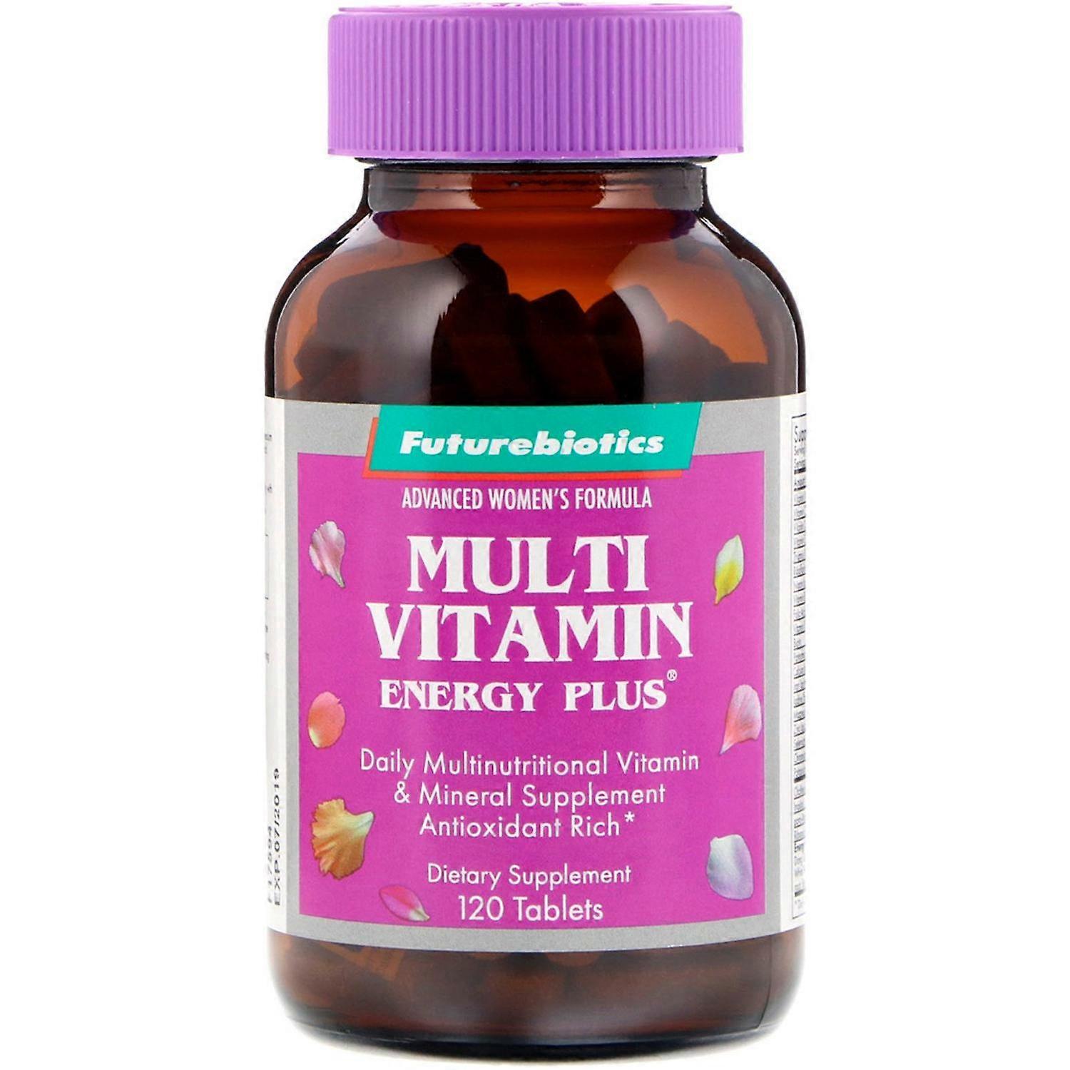 FutureBiotics, Advanced Woman's Formula, Multi Vitamin Energy Plus, 120 Comprimés