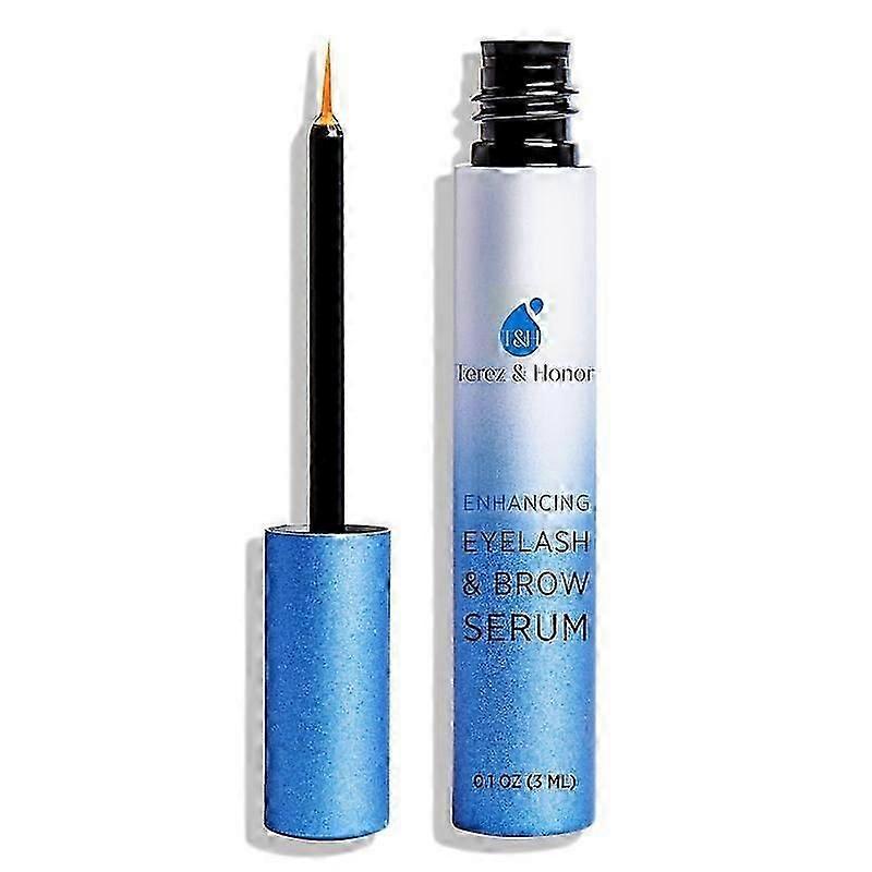 3ml Eyelash Growth Serum Lengthen Thicken Volumize Eyelashes Curl Eyebrows Gentle And Effective Non-irritating Sensitive Skin_c*