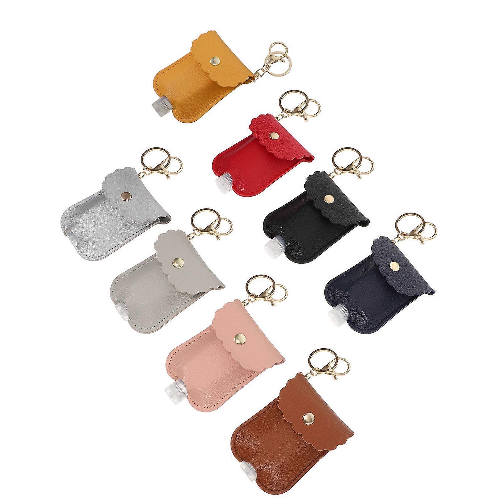 Portable Hand Bottle Cover for Travel with 16Pcs Stylish Keychain