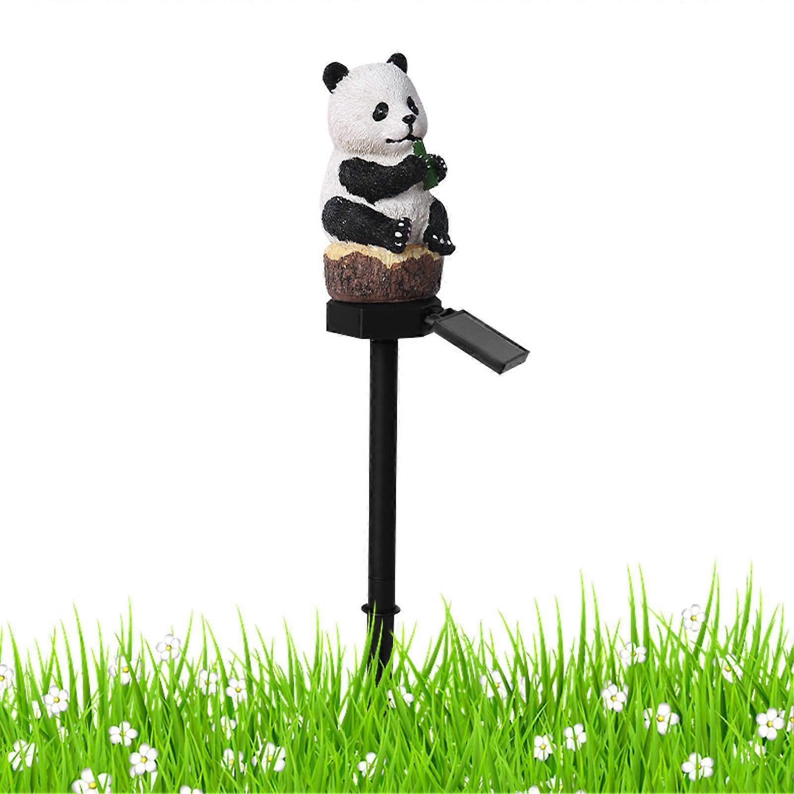 Solar Garden Lights Cute Resin Animal Solar LED Light Waterproof With Stake Garden Decorative Lamp For Patio Lawn Yard