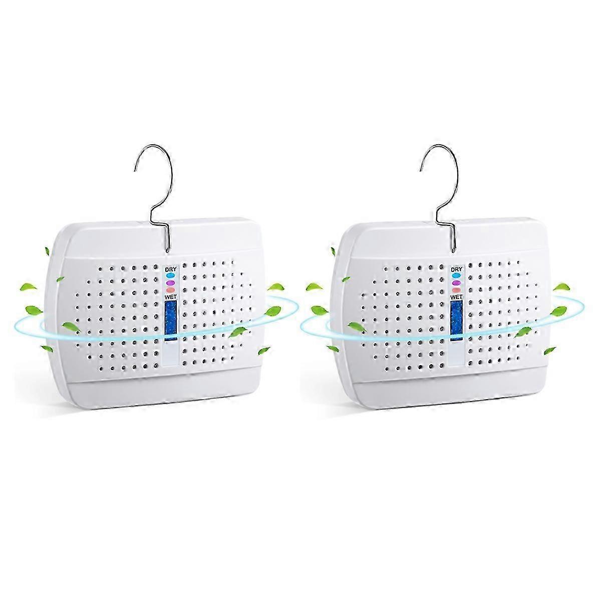 Rechargeable Small Dehumidifier, Eu Plug,2pcs