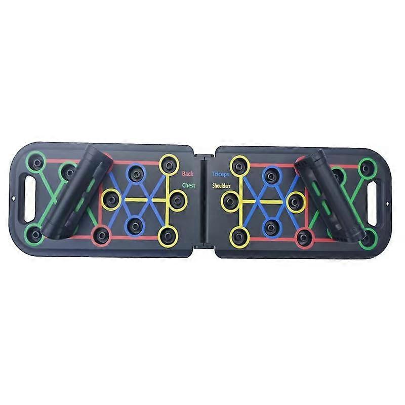 Foldable PushUp Board MultiPosition Training Portable Home Gym Equipment For Chest Shoulders Back Arms