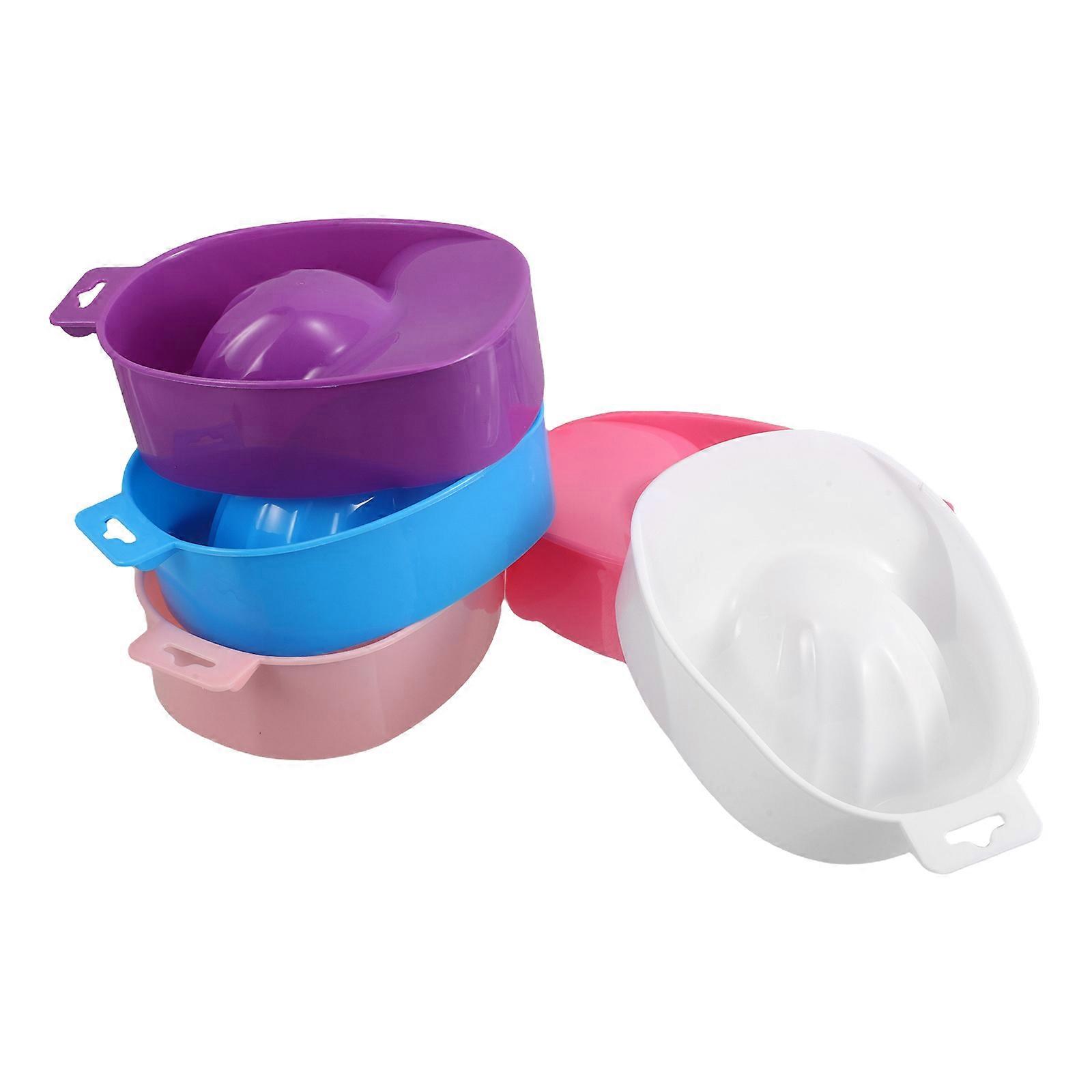 Assorted Color Nail Soaking Bowl for Nail Care and Soaking 10Pcs
