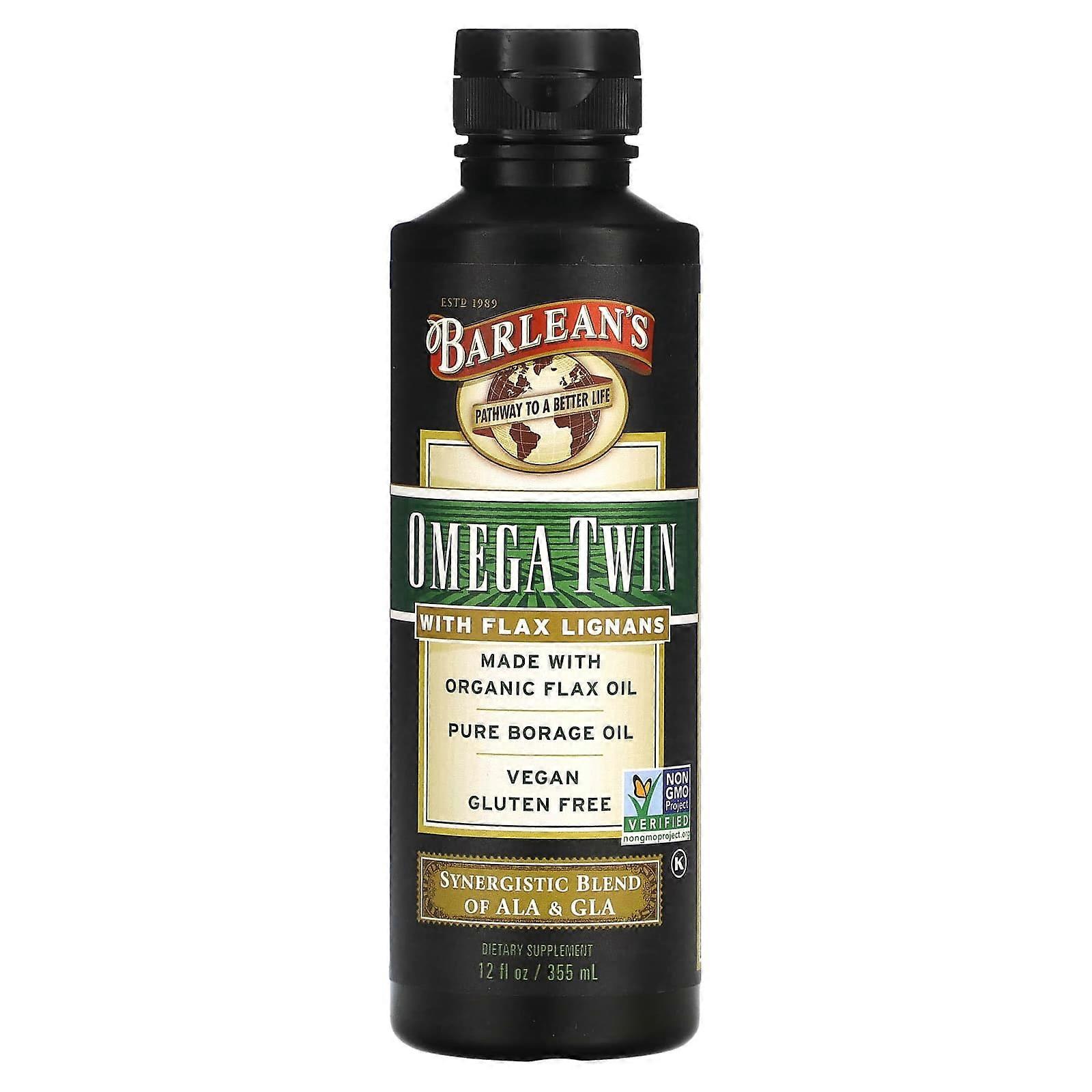 Omega Twin with Flax Lignans, 12 fl oz (355 ml)