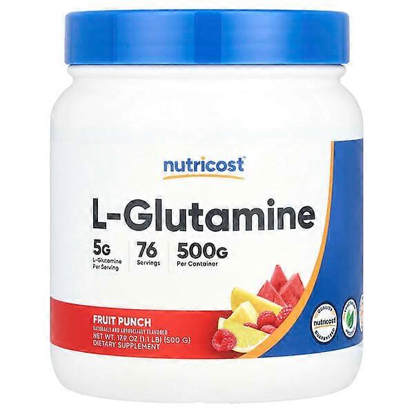 Nutricost, L-Glutamine, Fruit Punch , 17.9 oz (500 g)