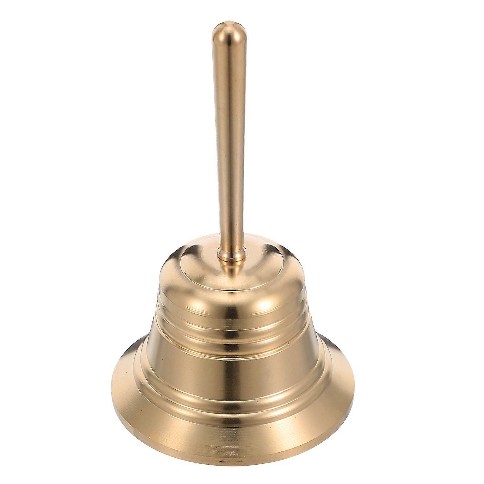 Loud Brass Handheld Bell Copper Bell for Meditation Use