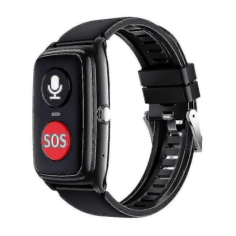 4g Sos Smart Bracelet For Seniors With Gps Info Push Heart Rate Monitoring With Built In Tracking Watch